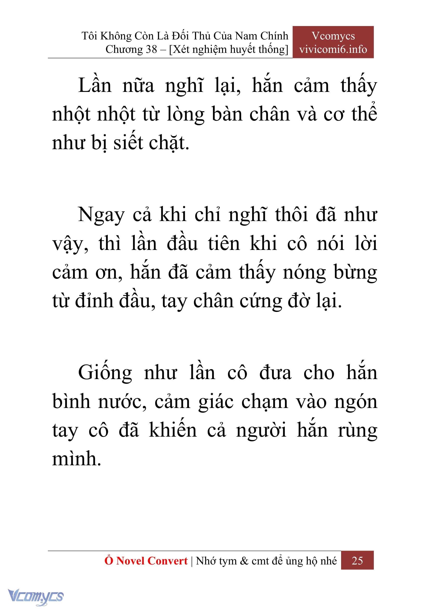 [Novel] Tôi Không Còn Là Đối Thủ Của Nam Chính Chap 38 - Trang 2