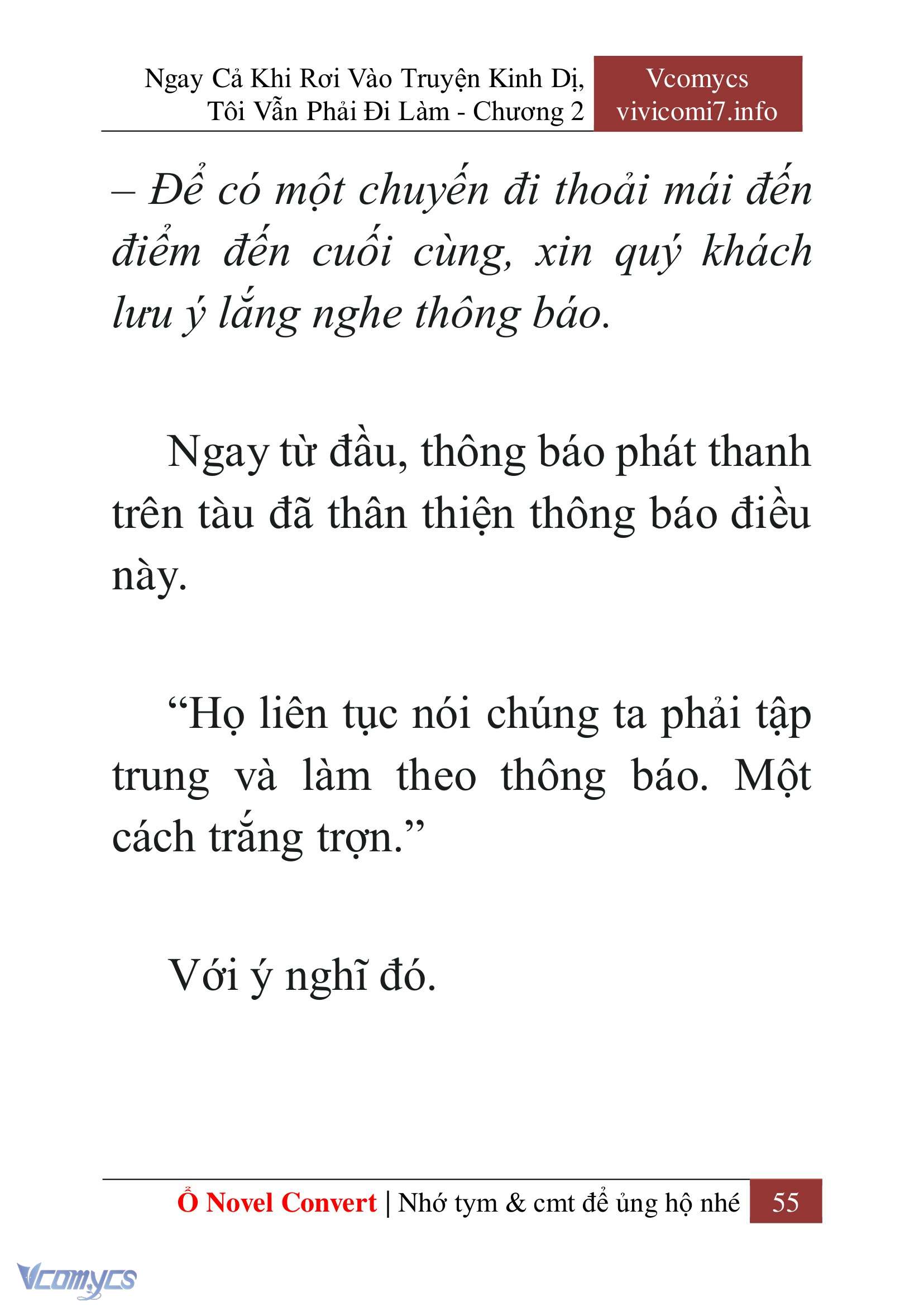 [Novel] Ngay Cả Khi Rơi Vào Truyện Kinh Dị, Tôi Vẫn Phải Đi Làm Chap 2 - Next 