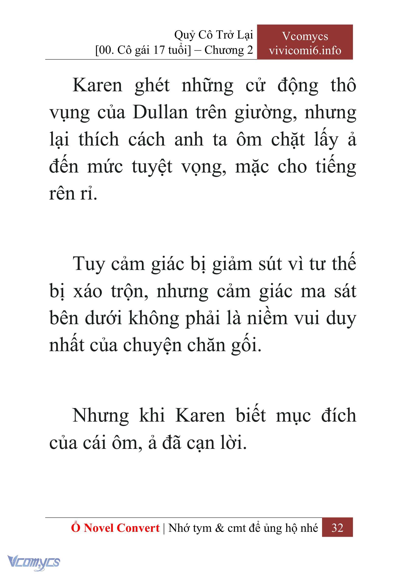 [Novel] Quý Cô Trở Lại Chap 2 - Trang 2