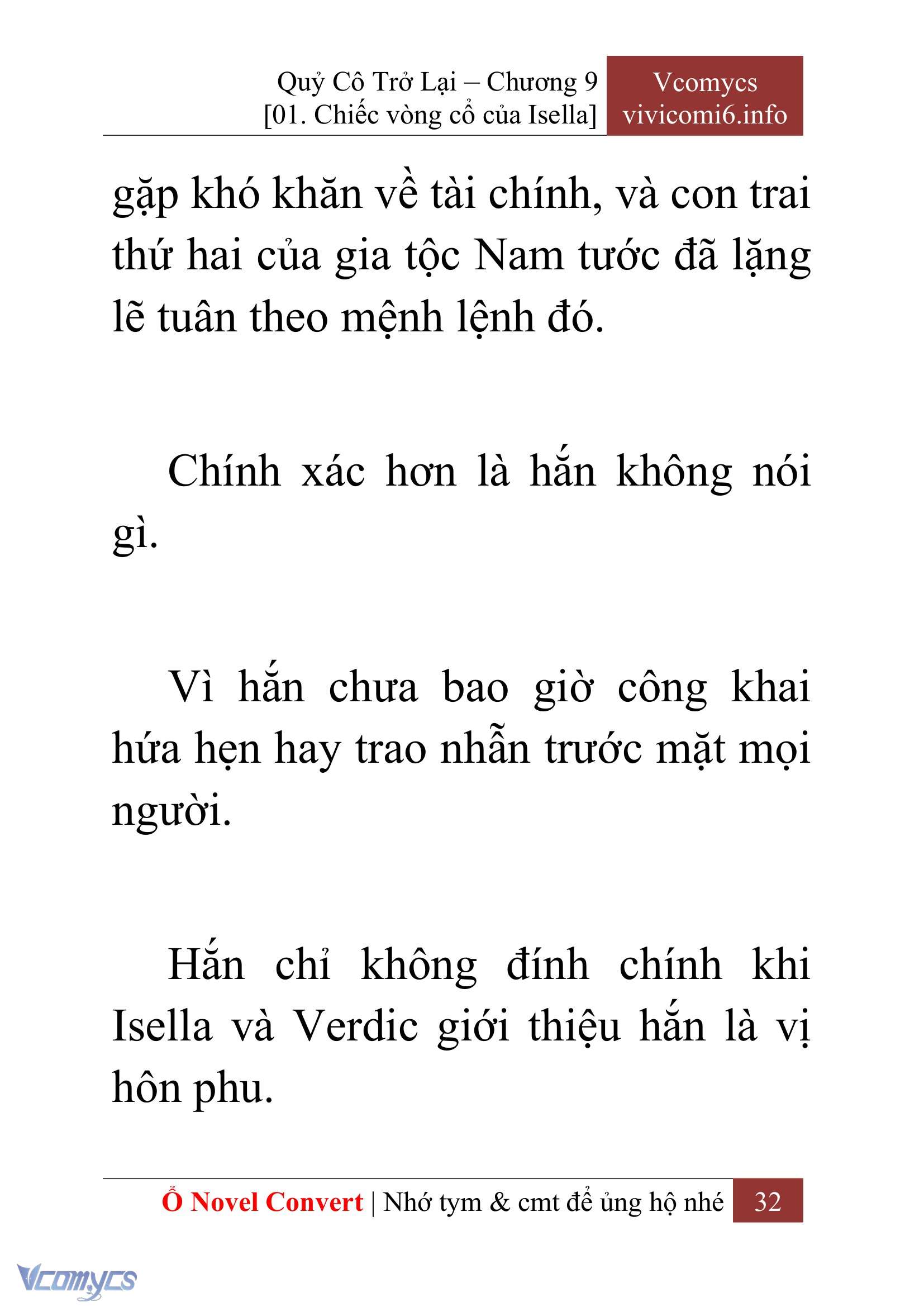 [Novel] Quý Cô Trở Lại Chap 9 - Trang 2