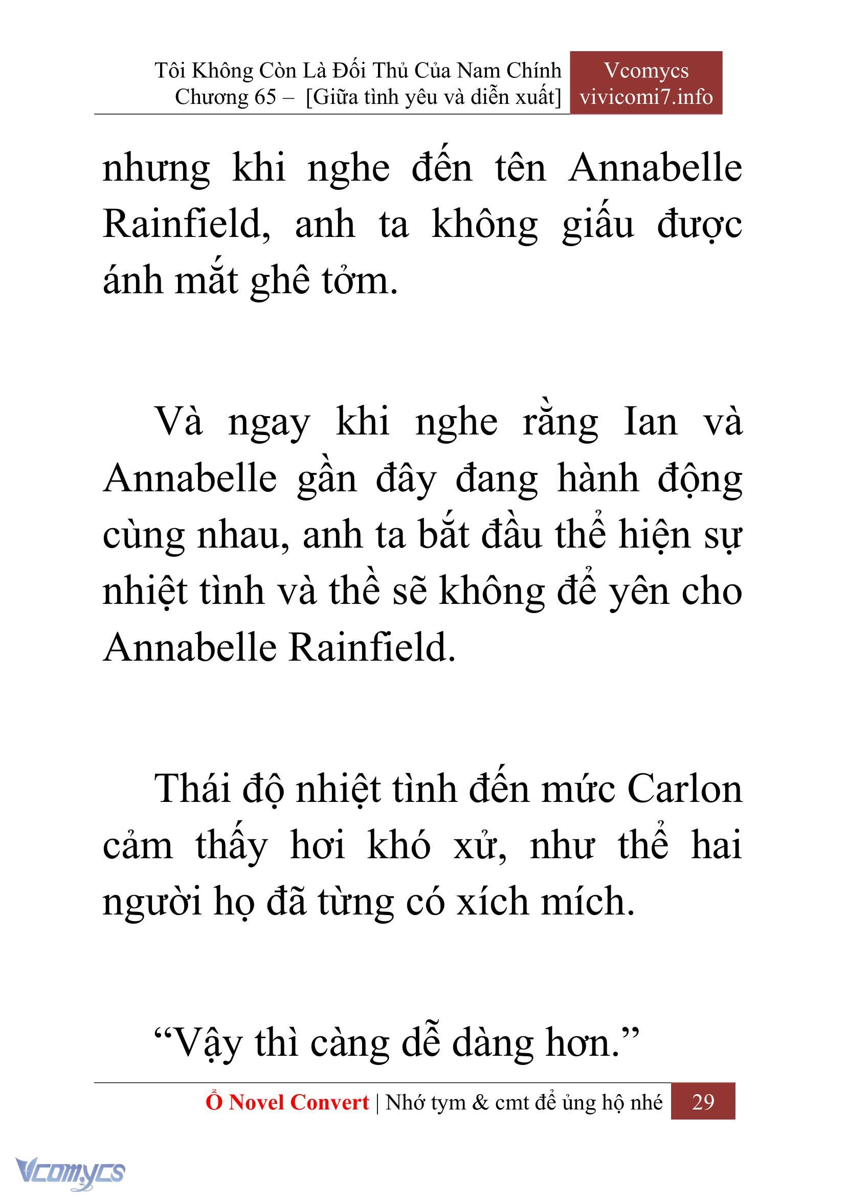 [Novel] Tôi Không Còn Là Đối Thủ Của Nam Chính Chap 65 - Trang 2