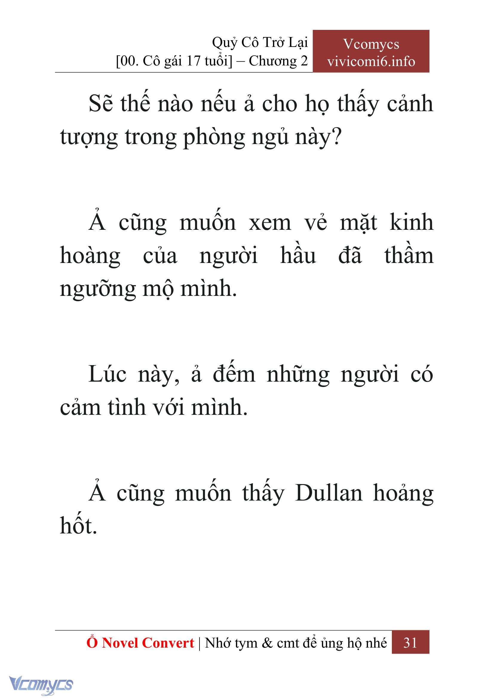 [Novel] Quý Cô Trở Lại Chap 2 - Trang 2