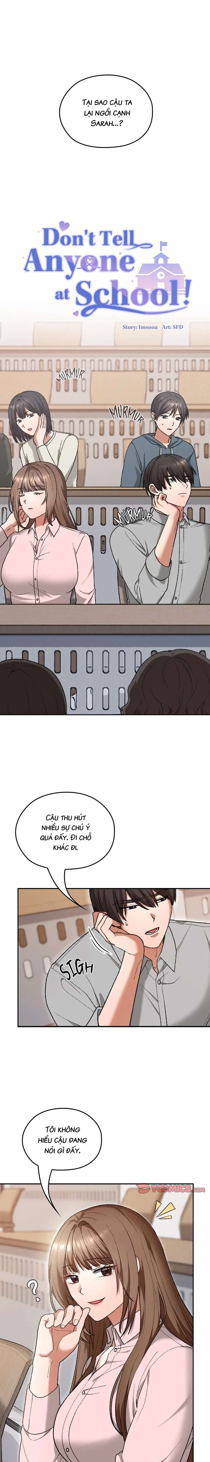 Đừng nói với ai ở trường! Chap 6 - Trang 2