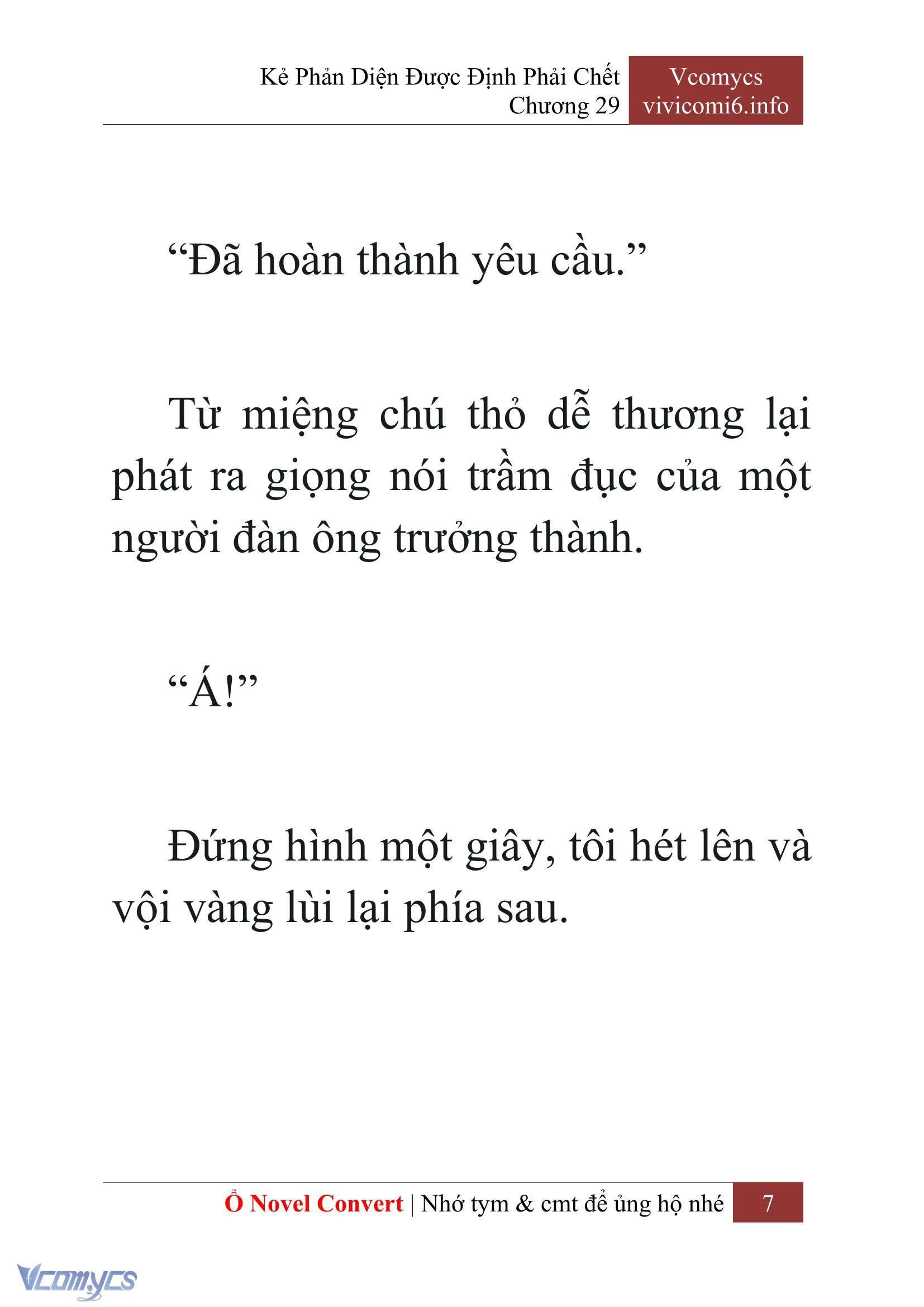 [Novel] Kẻ Phản Diện Được Định Phải Chết Chap 29 - Trang 2