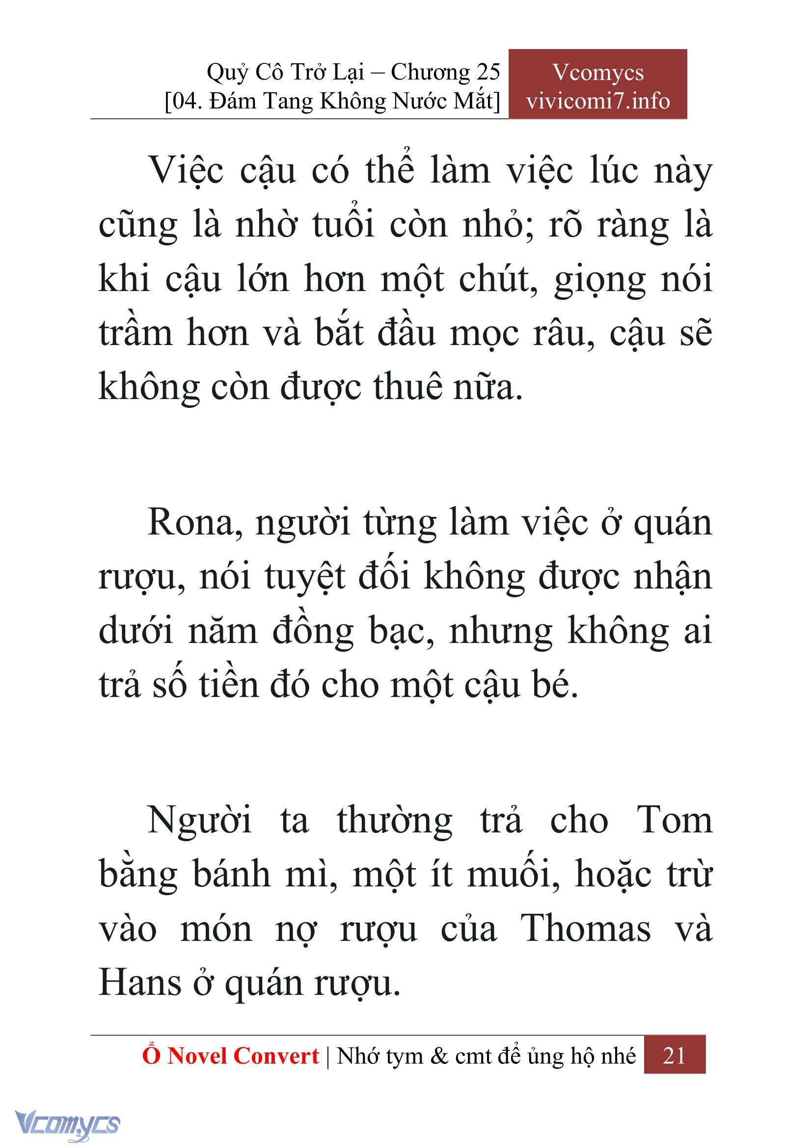 [Novel] Quý Cô Trở Lại Chap 25 - Trang 2