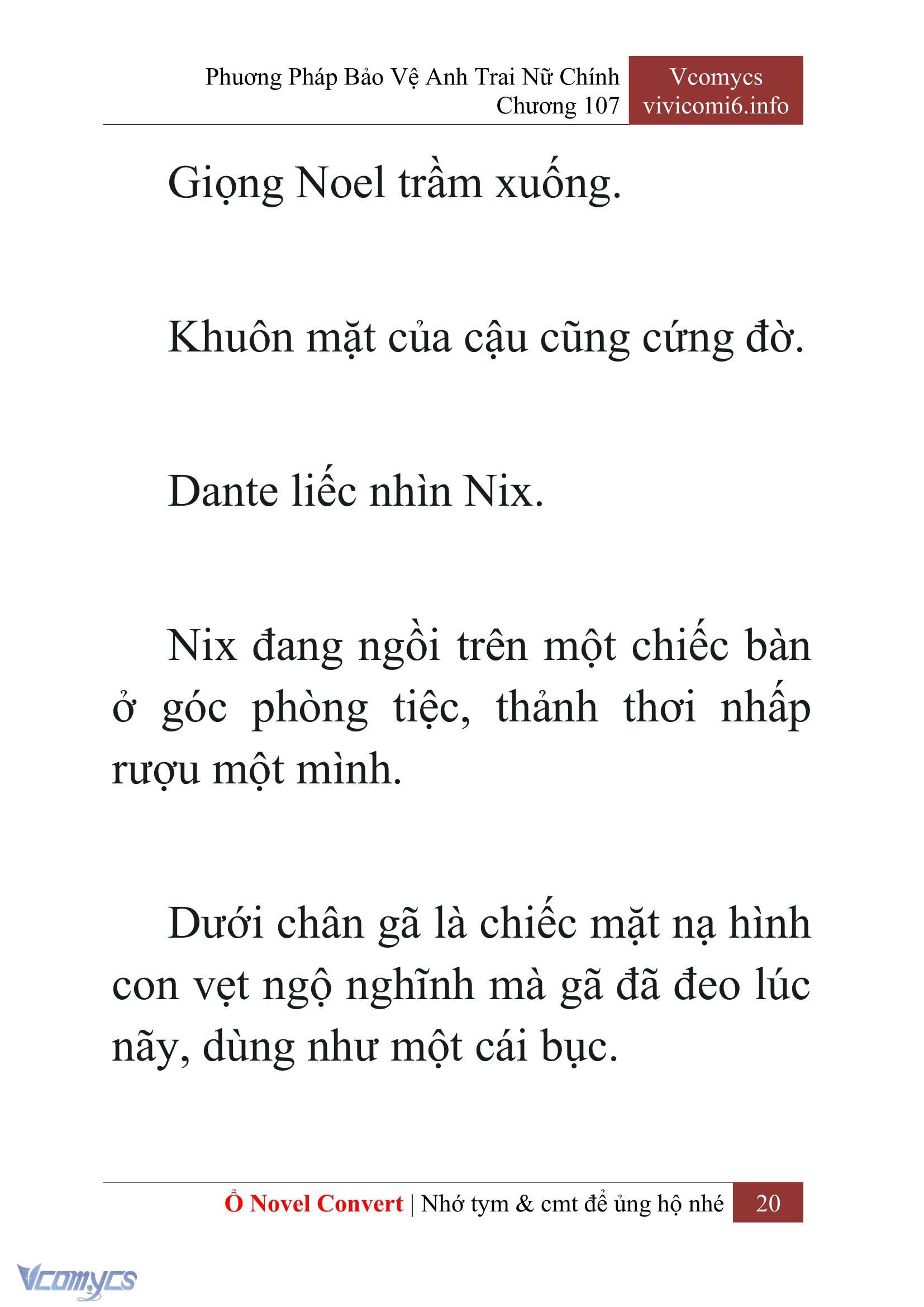 [Novel] Phương Pháp Bảo Vệ Anh Trai Nữ Chính Chap 107 - Trang 2
