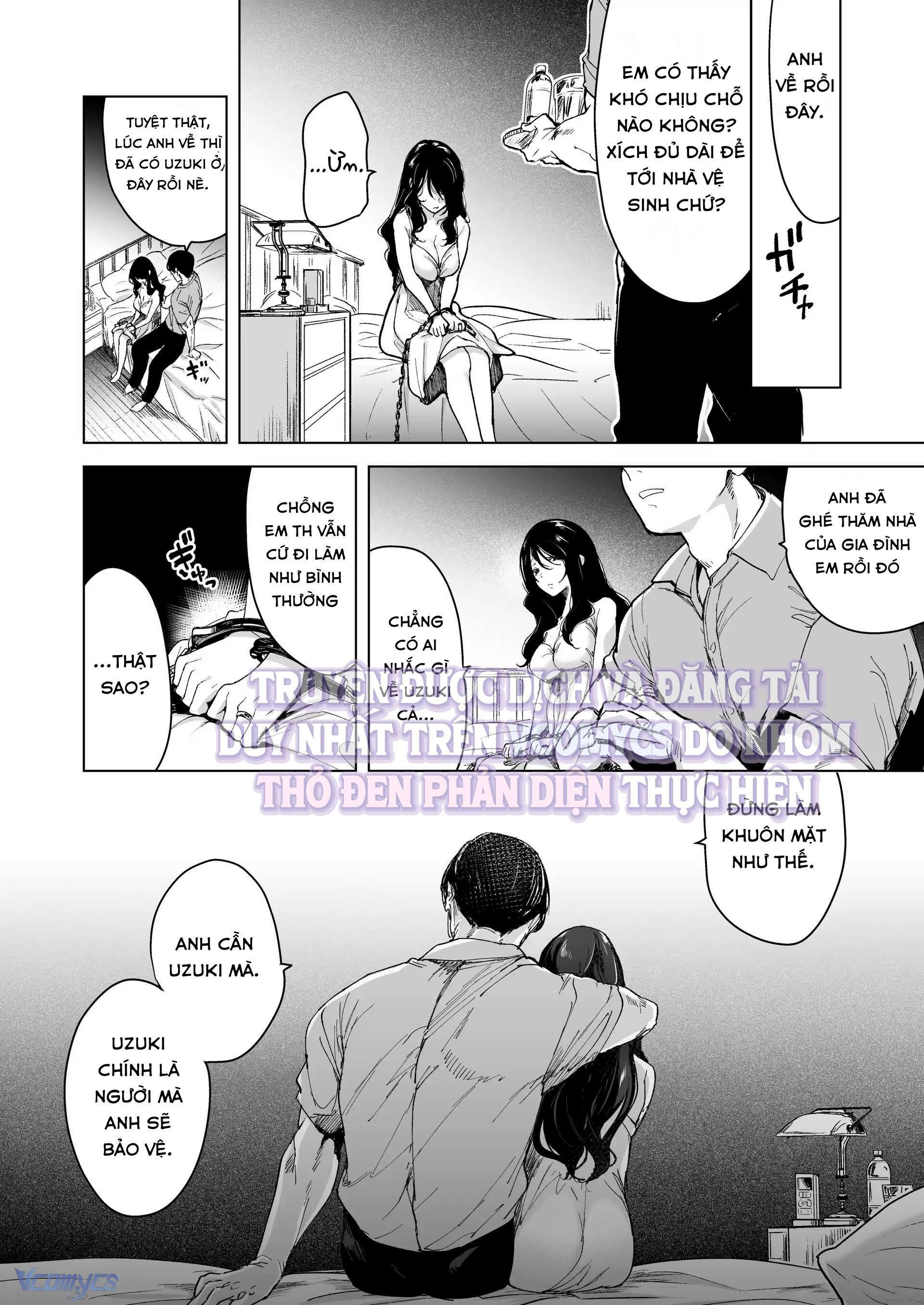 『18+』Anh cảnh sát nhà bên si tình - Cô vợ ngày ngày bị giam giữ và NTR trong lồng sắt Chap 2 - Next 