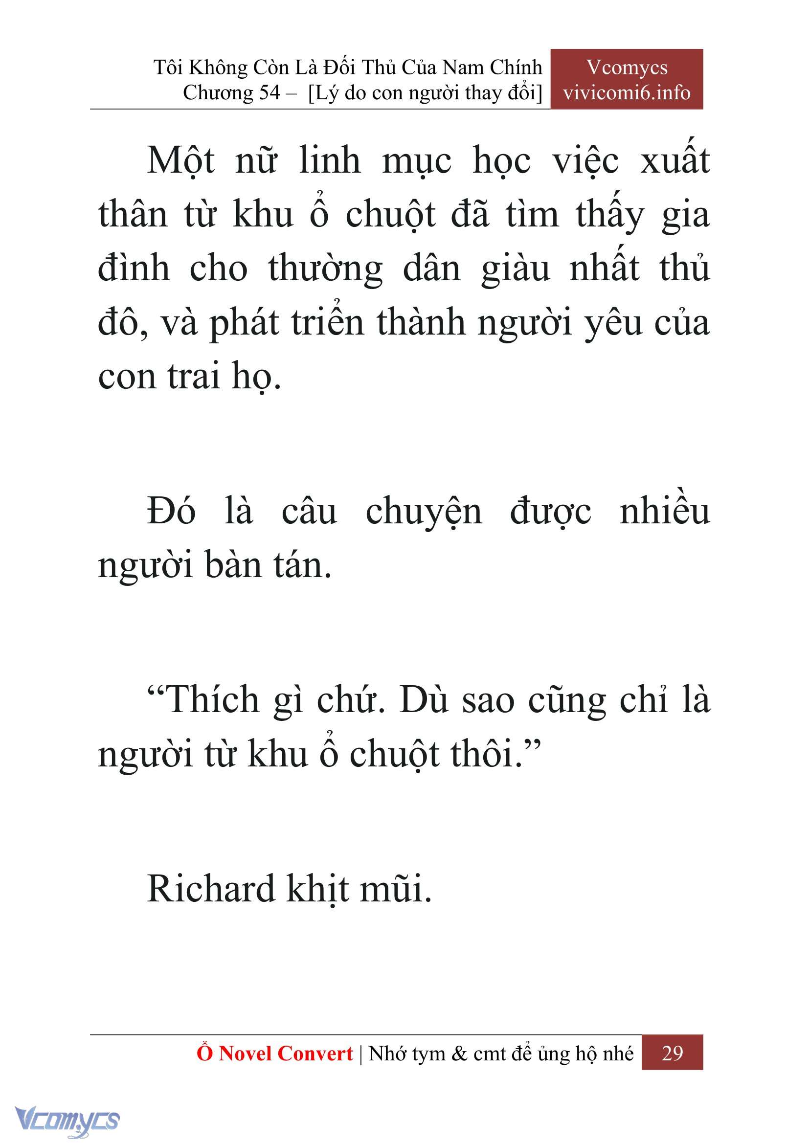 [Novel] Tôi Không Còn Là Đối Thủ Của Nam Chính Chap 54 - Trang 2