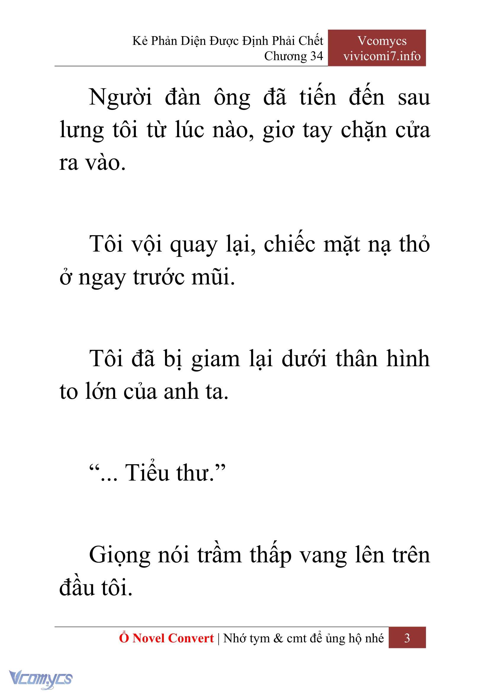 [Novel] Kẻ Phản Diện Được Định Phải Chết Chap 34 - Next 