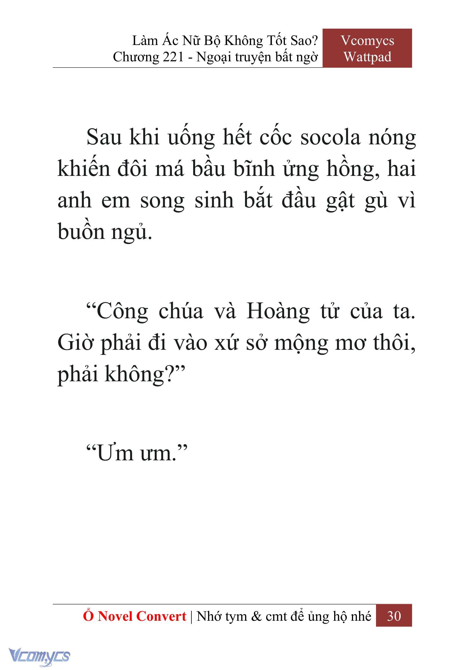 [Novel] Làm Ác Nữ Bộ Không Tốt Sao? Chap 221 - Trang 2
