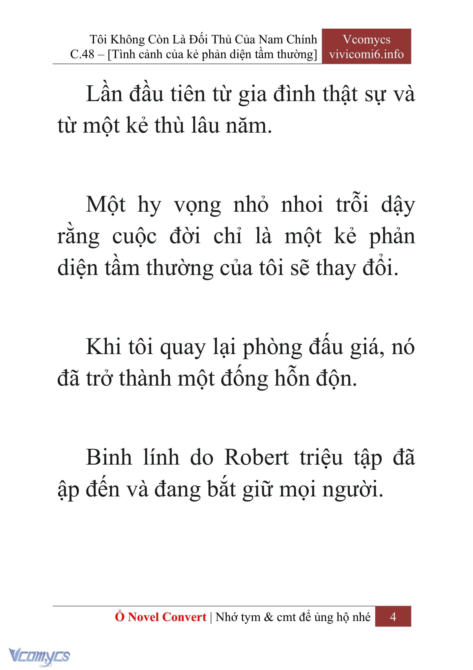 [Novel] Tôi Không Còn Là Đối Thủ Của Nam Chính Chap 48 - Trang 2