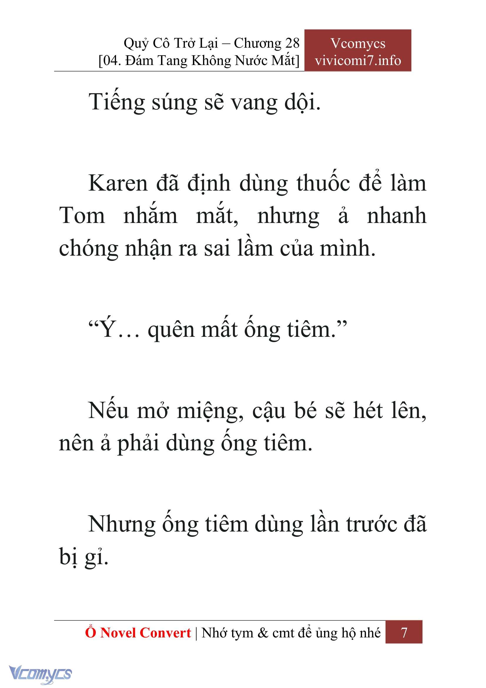[Novel] Quý Cô Trở Lại Chap 28 - Trang 2