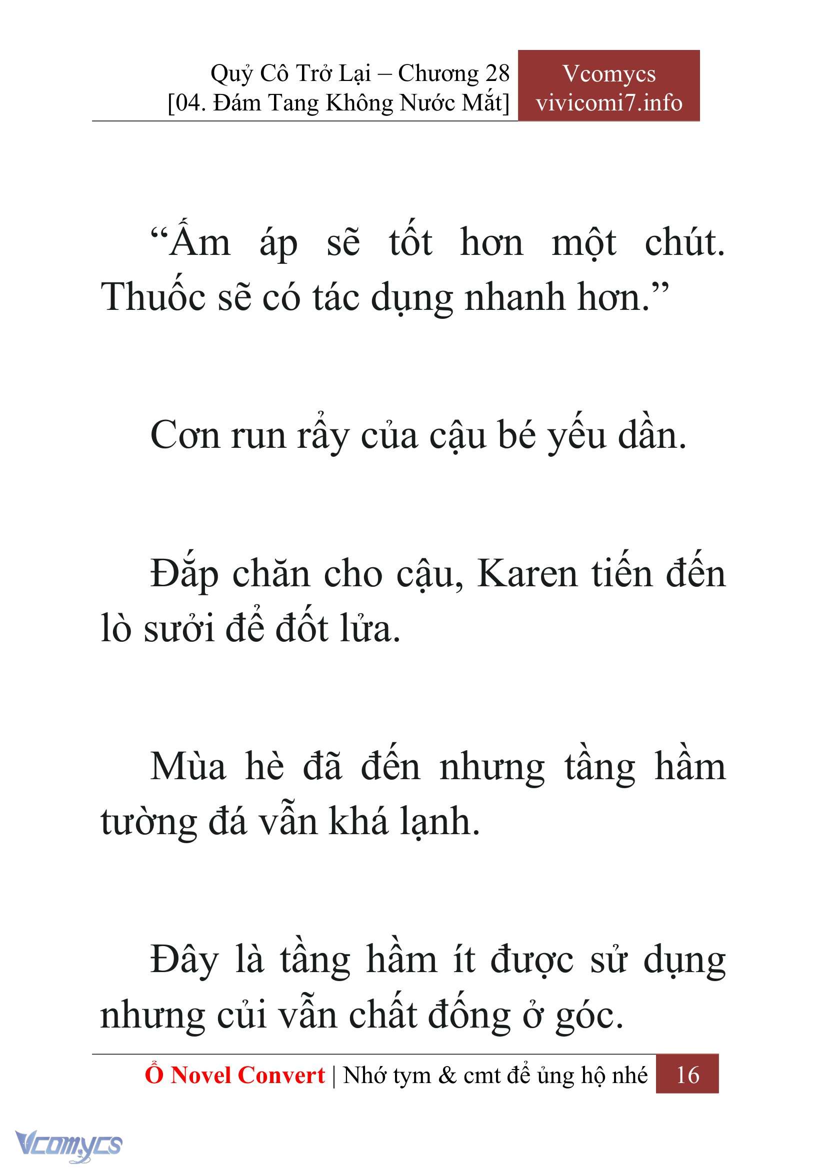 [Novel] Quý Cô Trở Lại Chap 28 - Trang 2