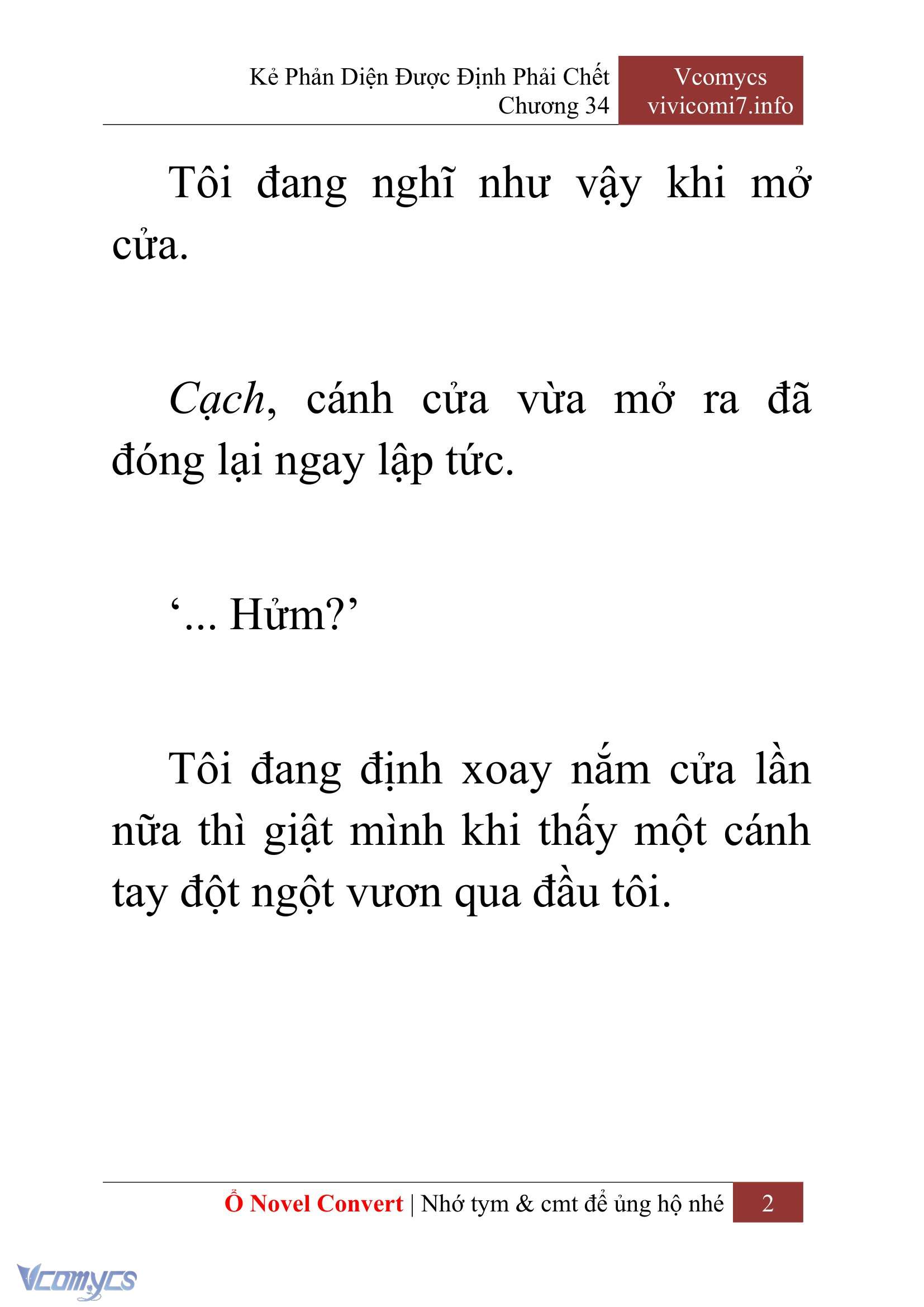 [Novel] Kẻ Phản Diện Được Định Phải Chết Chap 34 - Next 