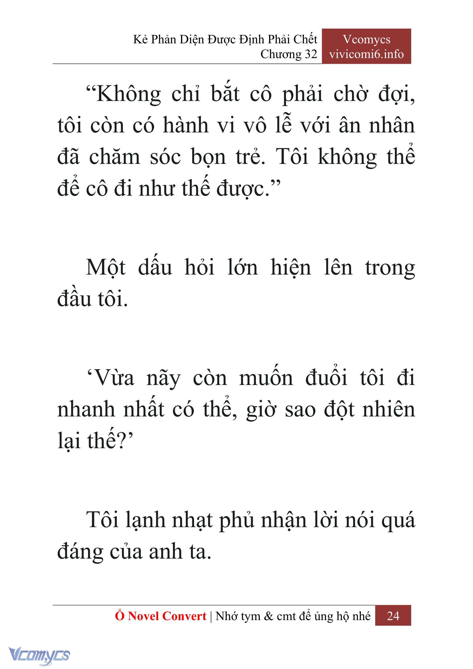 [Novel] Kẻ Phản Diện Được Định Phải Chết Chap 32 - Next Chap 33