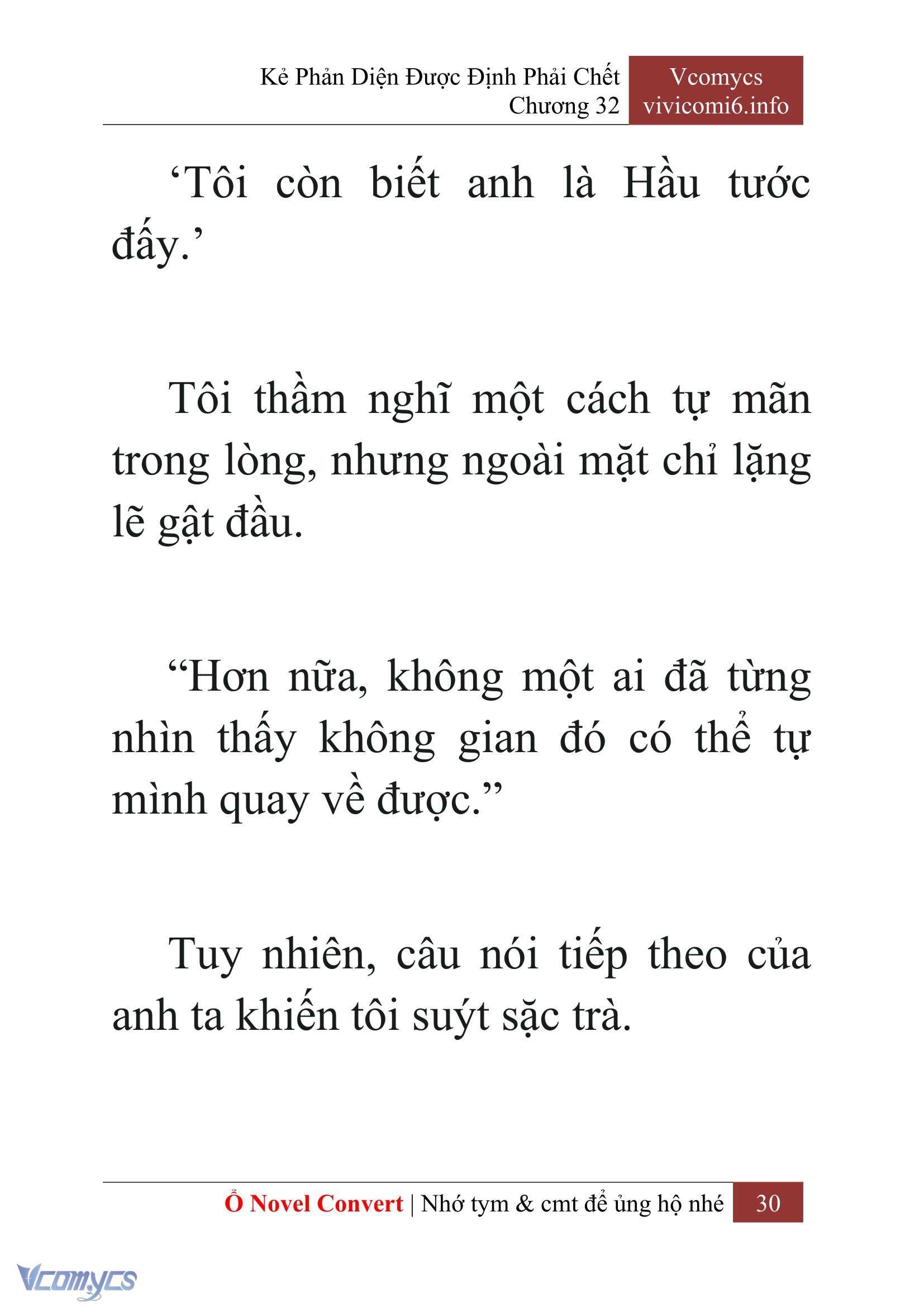 [Novel] Kẻ Phản Diện Được Định Phải Chết Chap 32 - Next Chap 33