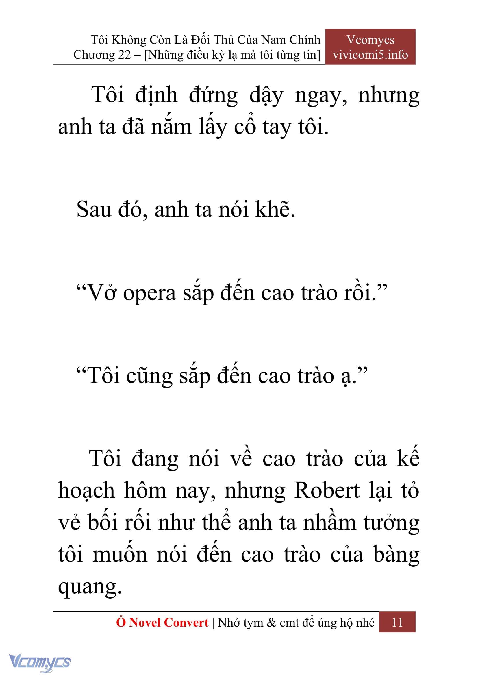 [Novel] Tôi Không Còn Là Đối Thủ Của Nam Chính Chap 22 - Trang 2