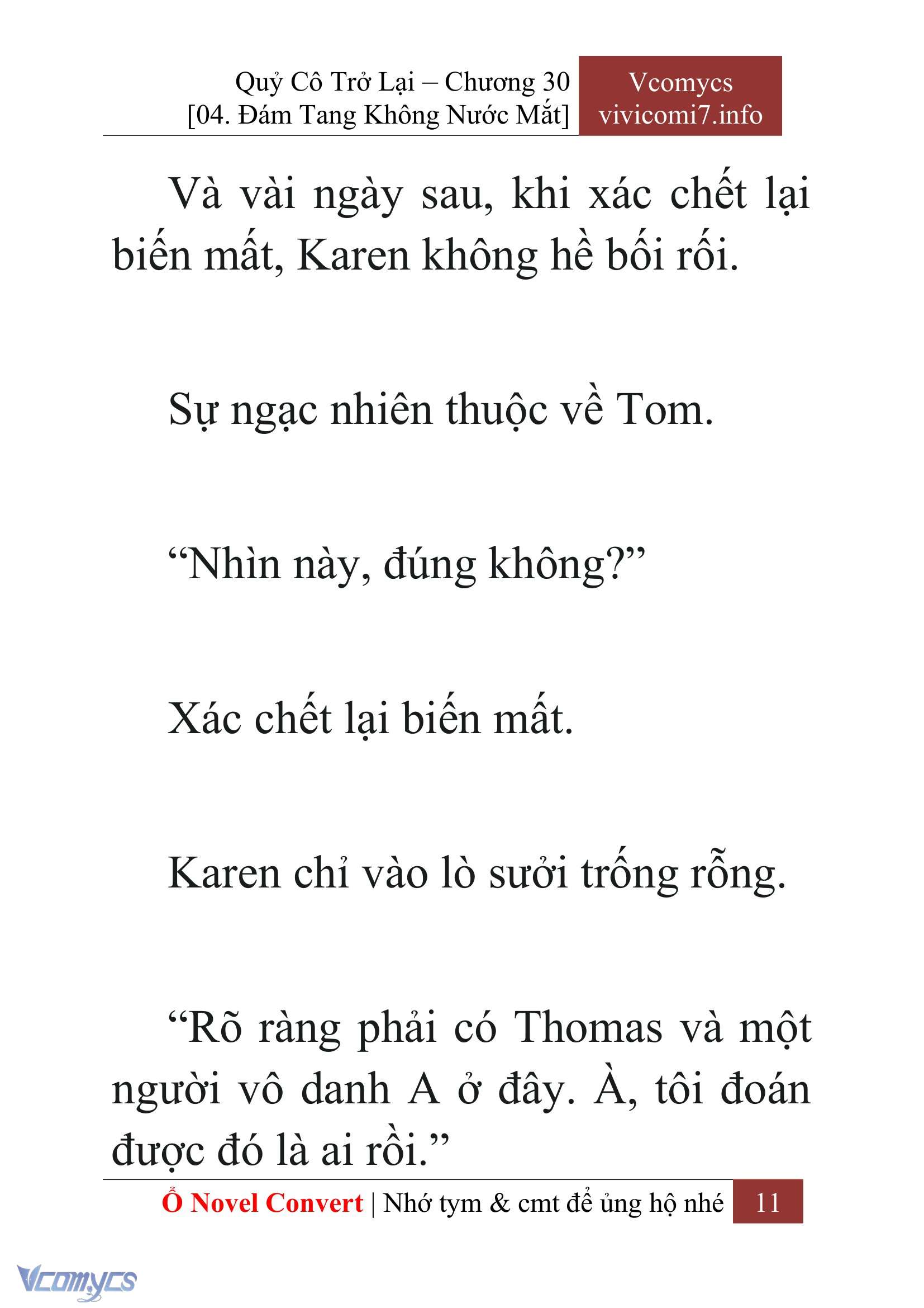 [Novel] Quý Cô Trở Lại Chap 30 - Trang 2