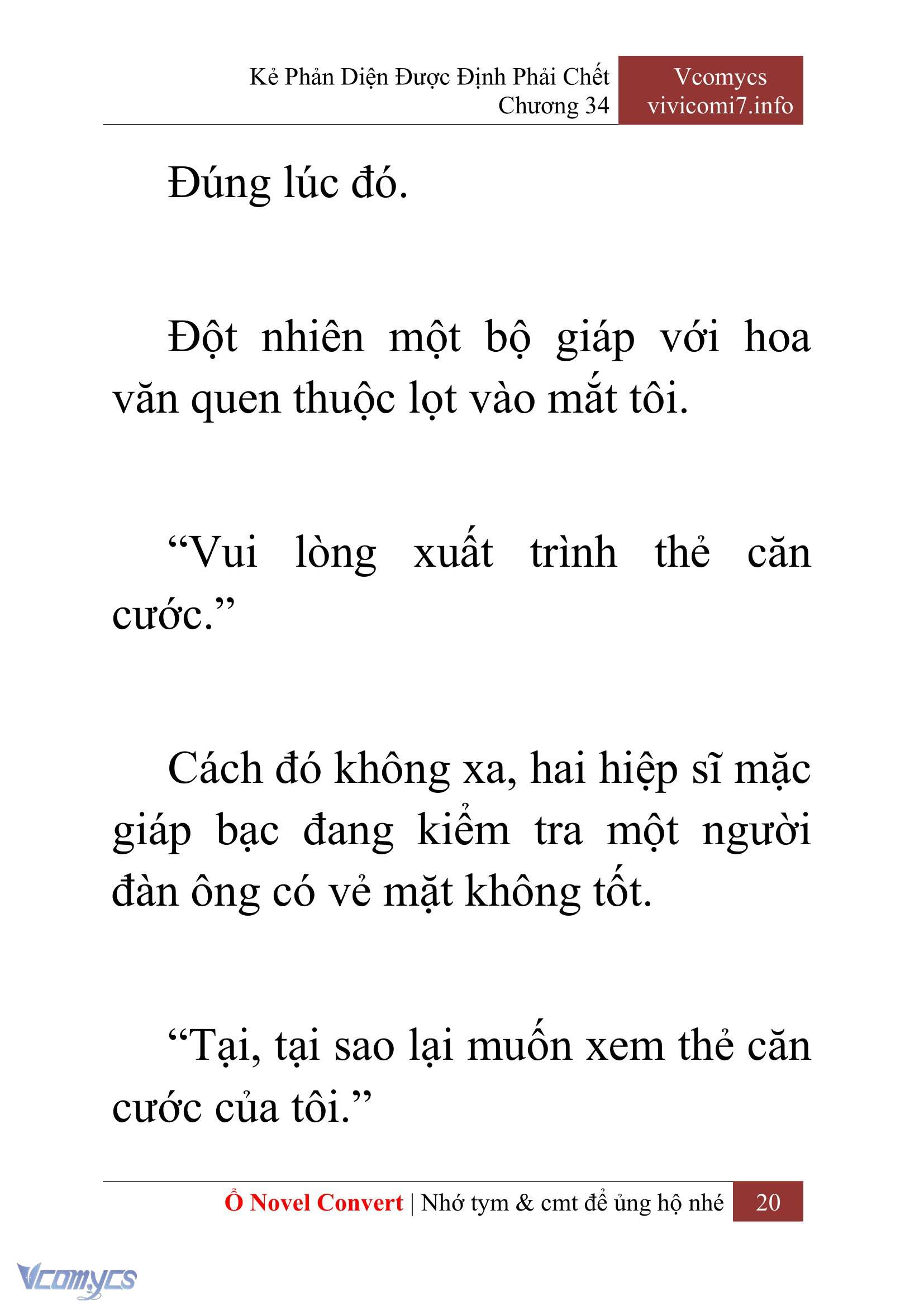 [Novel] Kẻ Phản Diện Được Định Phải Chết Chap 34 - Next 