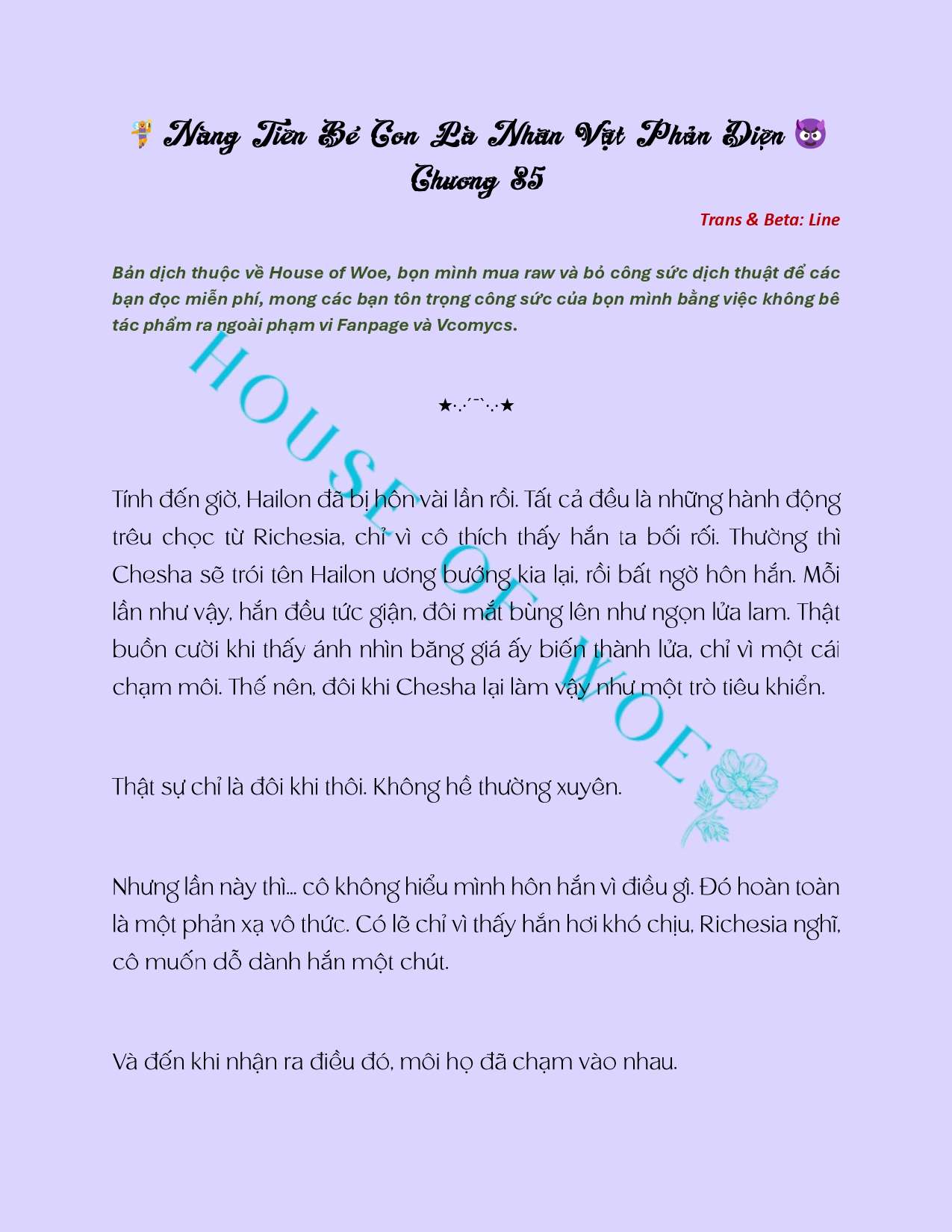 [NOVEL] NÀNG TIÊN BÉ CON LÀ NHÂN VẬT PHẢN DIỆN Chap 85 - Trang 2