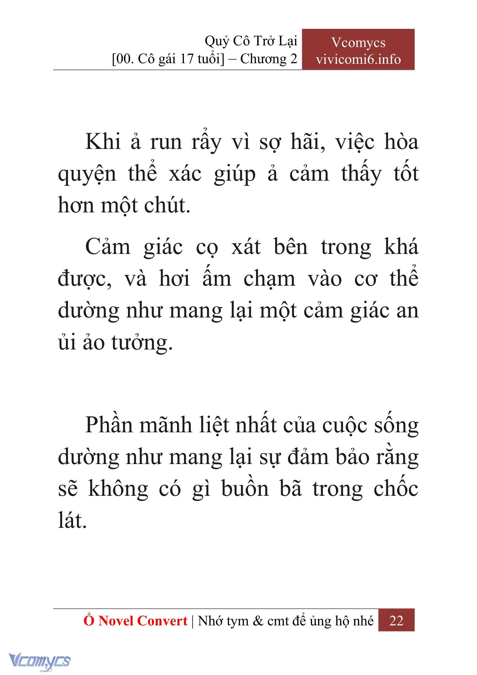 [Novel] Quý Cô Trở Lại Chap 2 - Trang 2