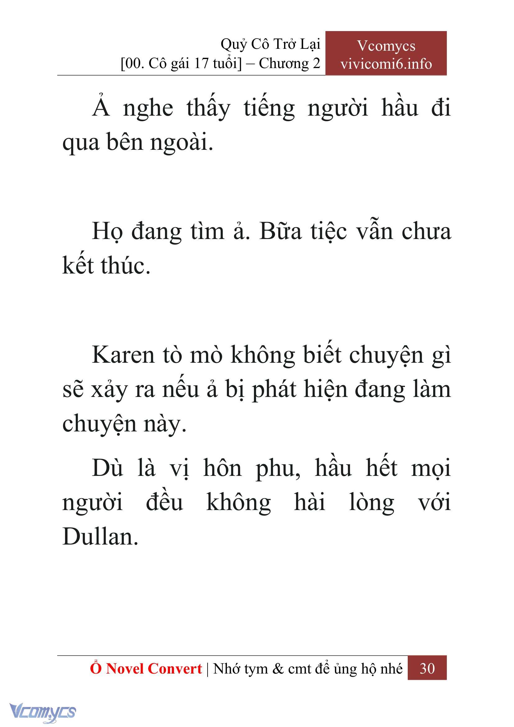 [Novel] Quý Cô Trở Lại Chap 2 - Trang 2