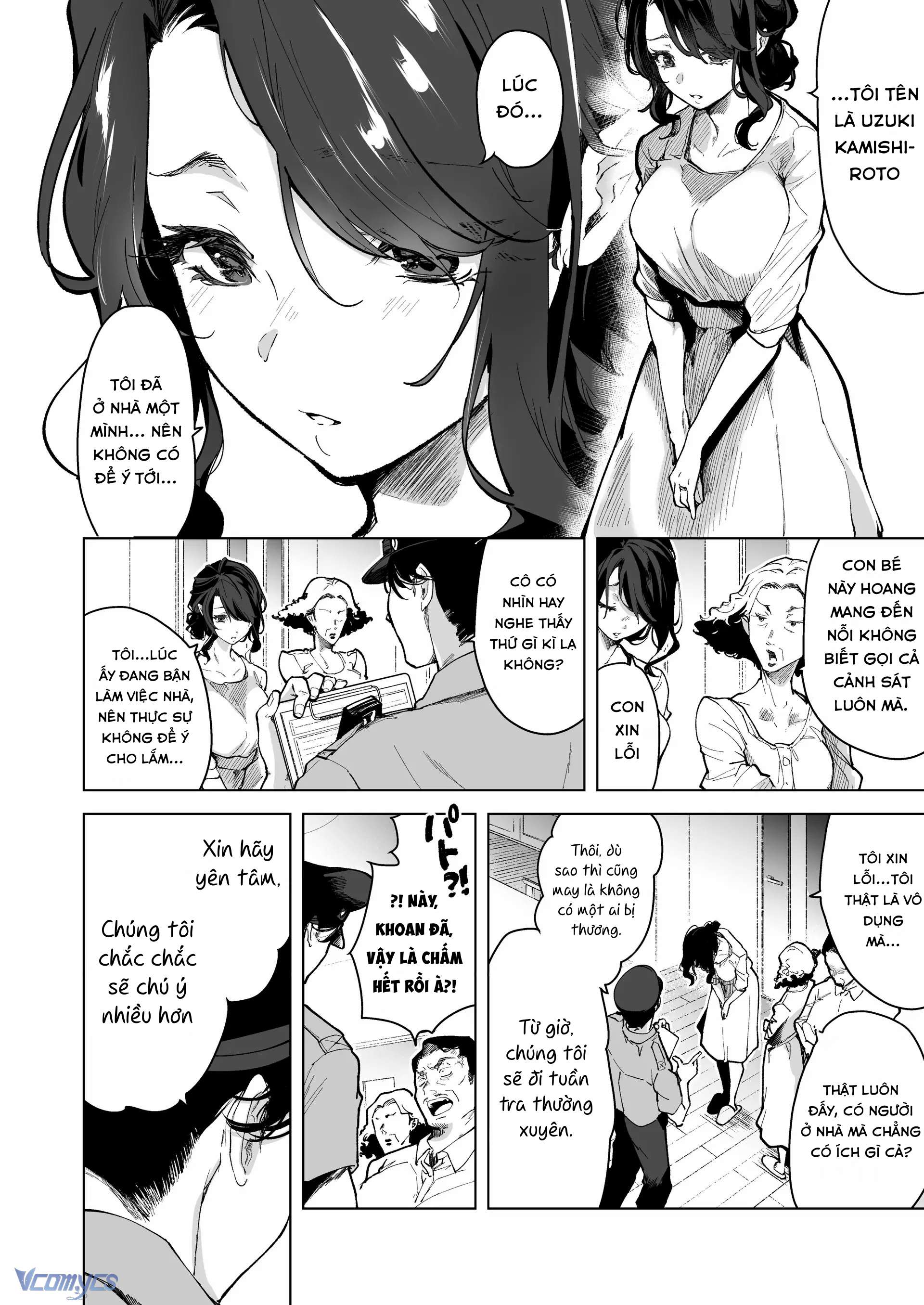 『18+』Anh cảnh sát nhà bên si tình - Cô vợ ngày ngày bị giam giữ và NTR trong lồng sắt Chap 1 - Next Chap 2