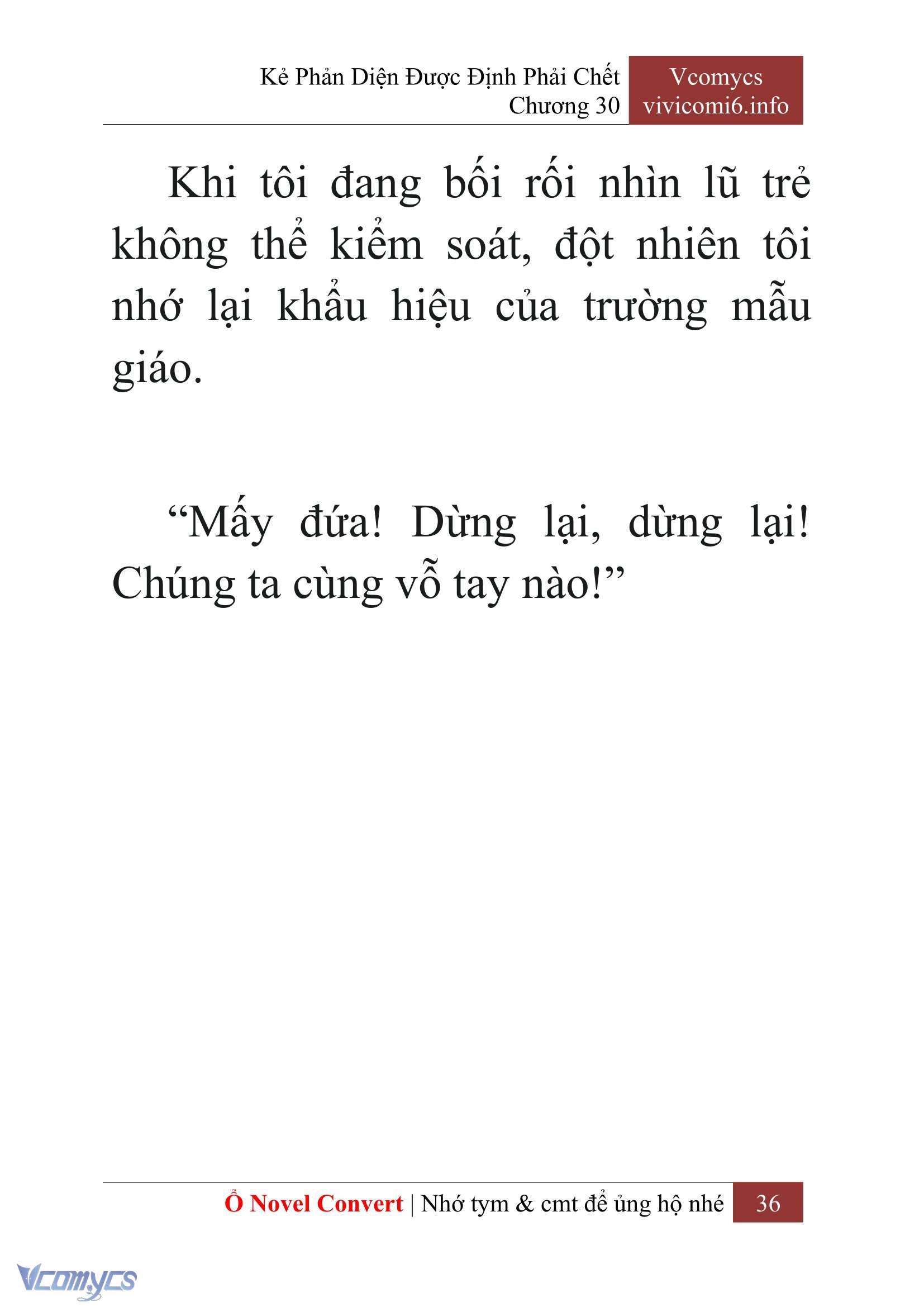 [Novel] Kẻ Phản Diện Được Định Phải Chết Chap 30 - Trang 2