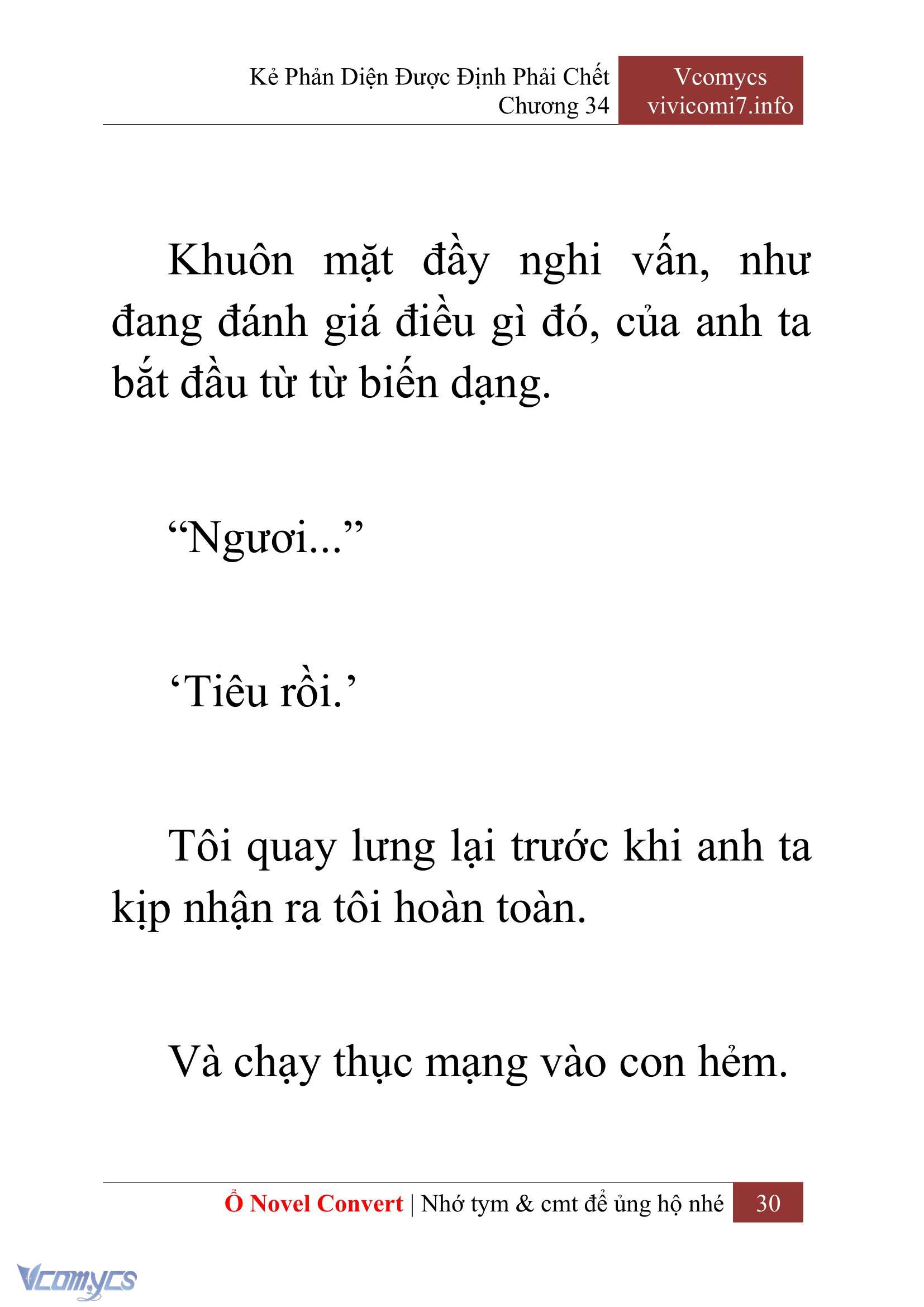 [Novel] Kẻ Phản Diện Được Định Phải Chết Chap 34 - Next 