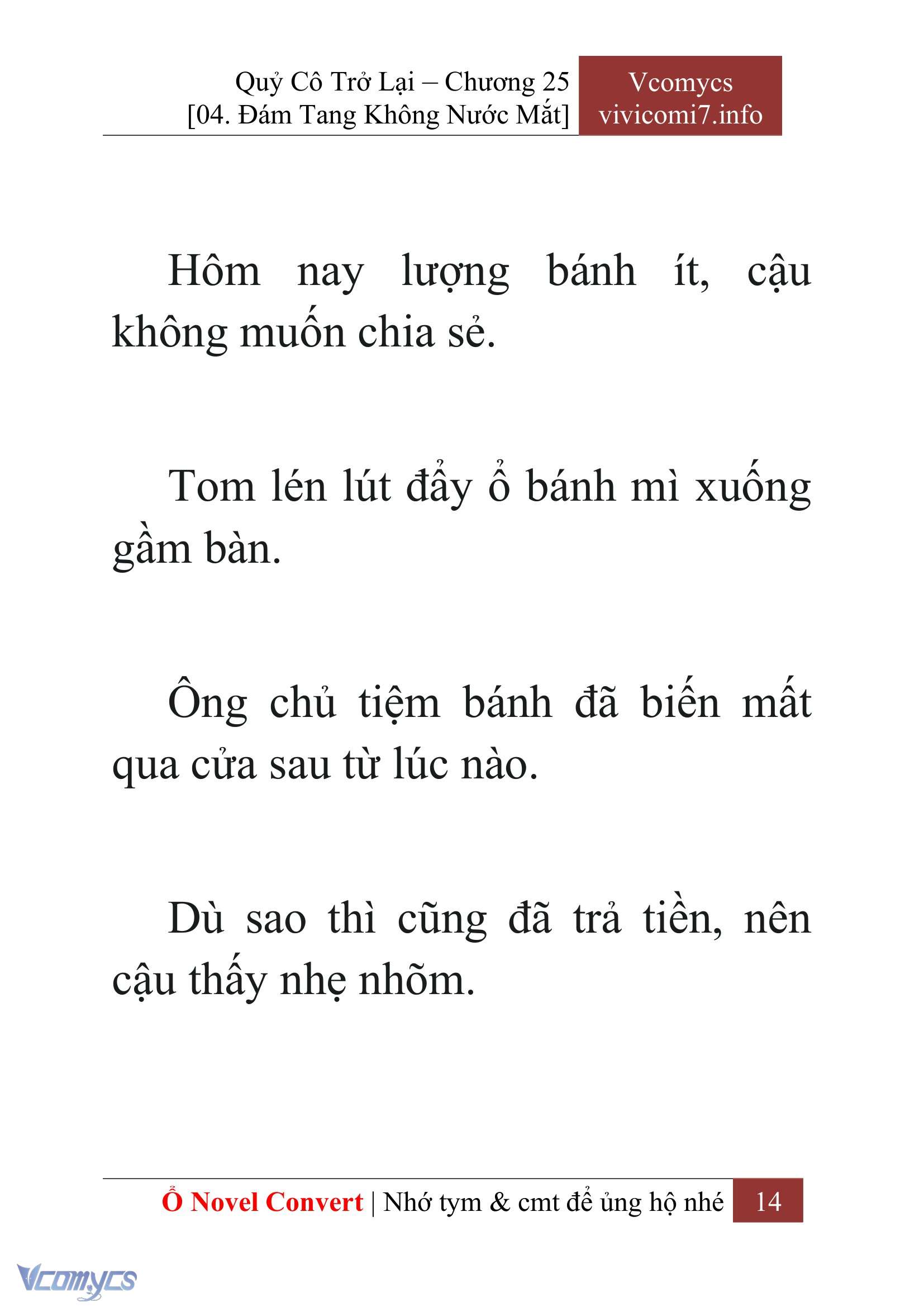 [Novel] Quý Cô Trở Lại Chap 25 - Trang 2