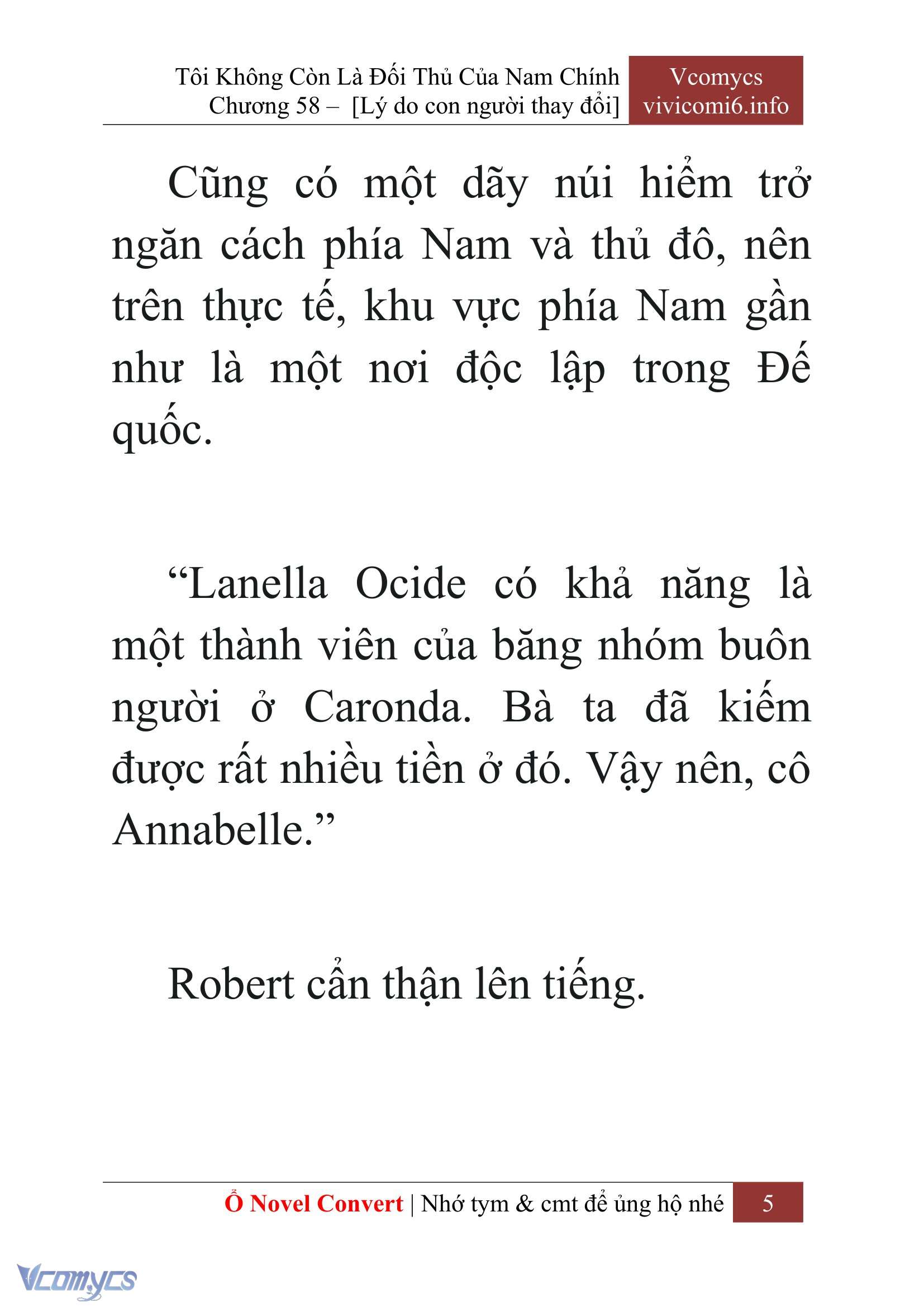 [Novel] Tôi Không Còn Là Đối Thủ Của Nam Chính Chap 58 - Next Chap 59