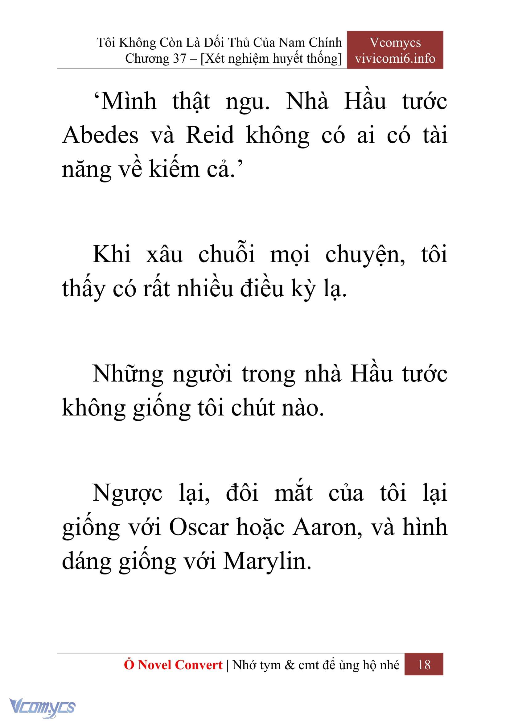[Novel] Tôi Không Còn Là Đối Thủ Của Nam Chính Chap 37 - Trang 2