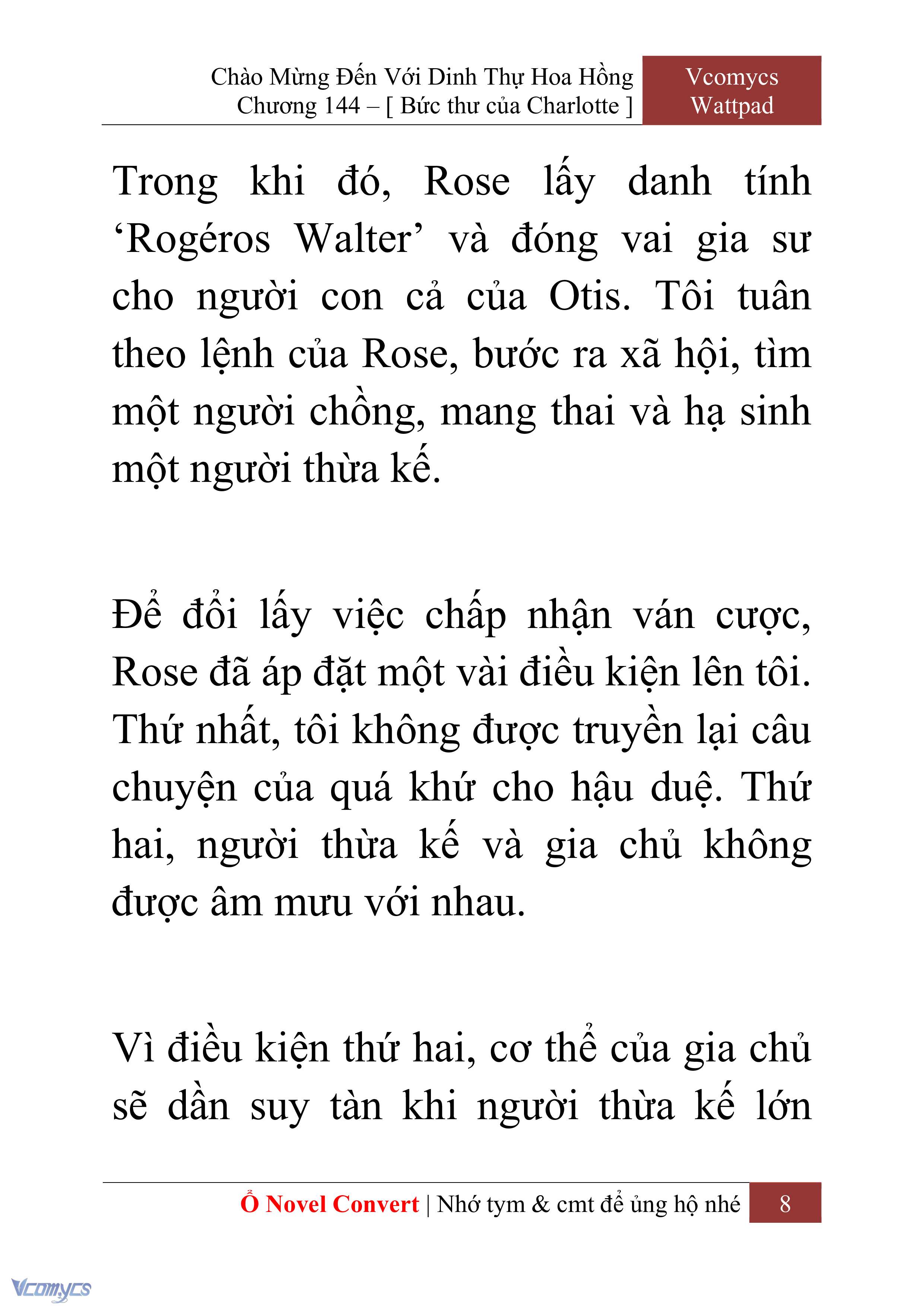 [Novel] Chào Mừng Đến Với Dinh Thự Hoa Hồng Chap 144 - Trang 2