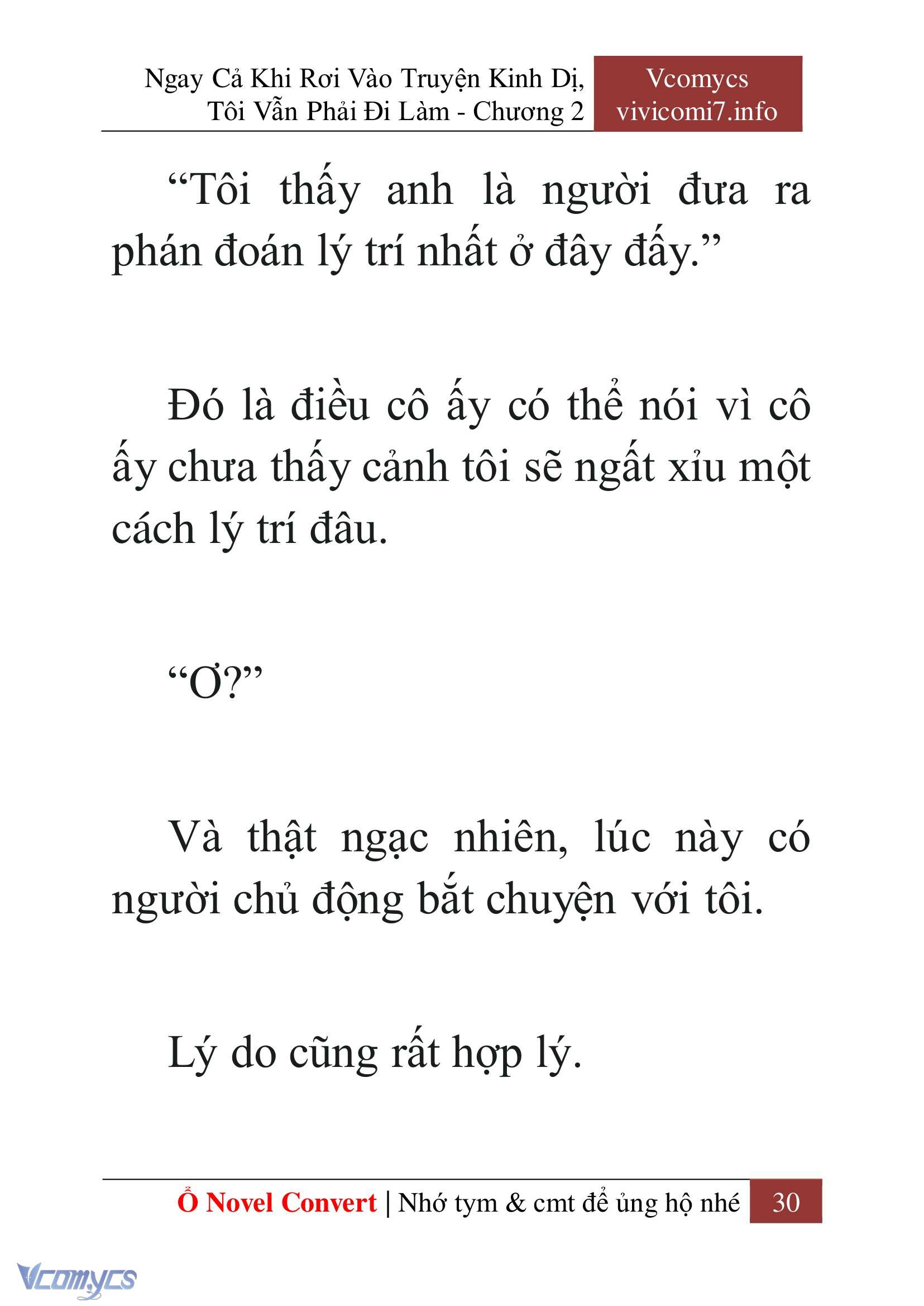 [Novel] Ngay Cả Khi Rơi Vào Truyện Kinh Dị, Tôi Vẫn Phải Đi Làm Chap 2 - Next 