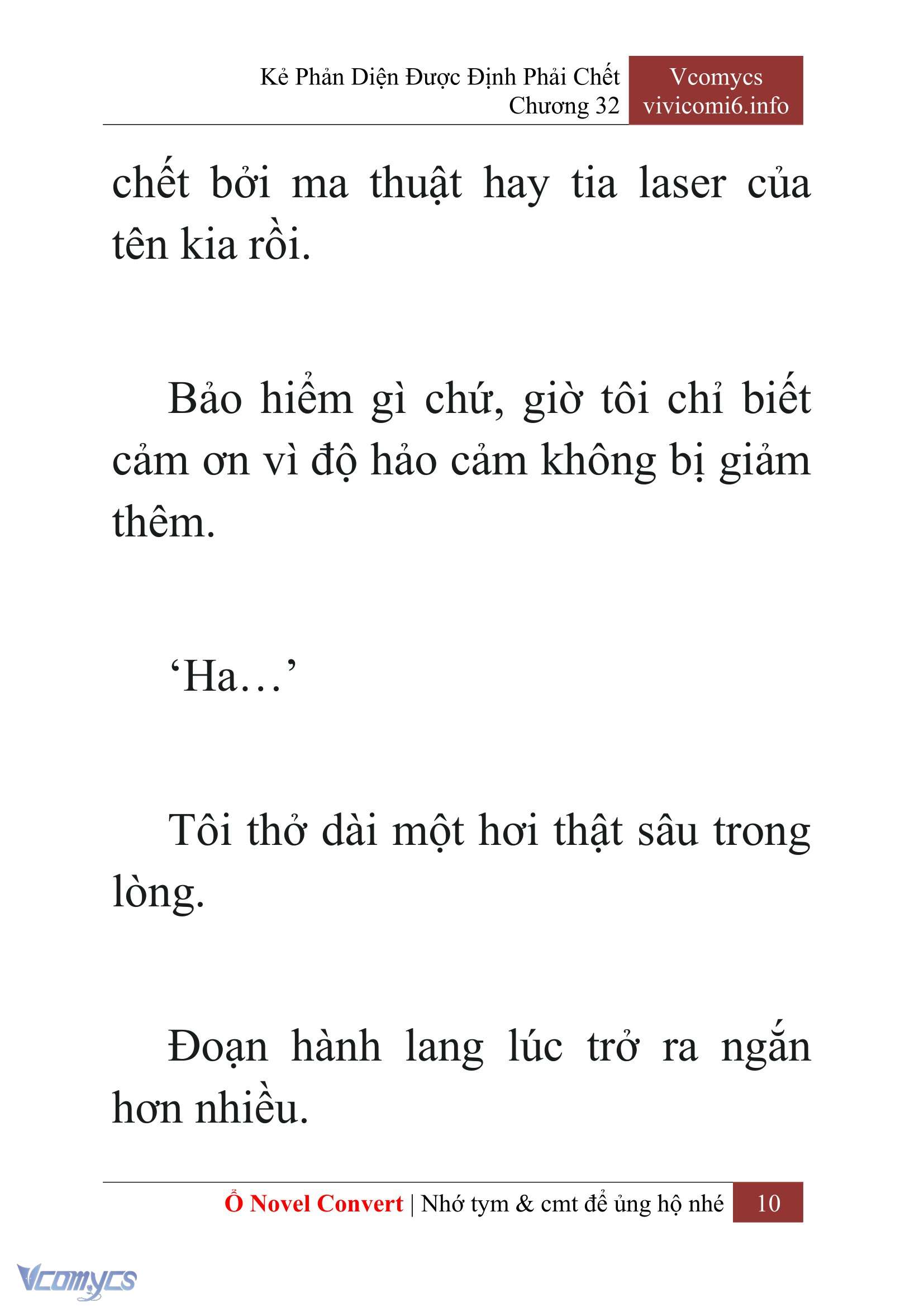 [Novel] Kẻ Phản Diện Được Định Phải Chết Chap 32 - Next Chap 33