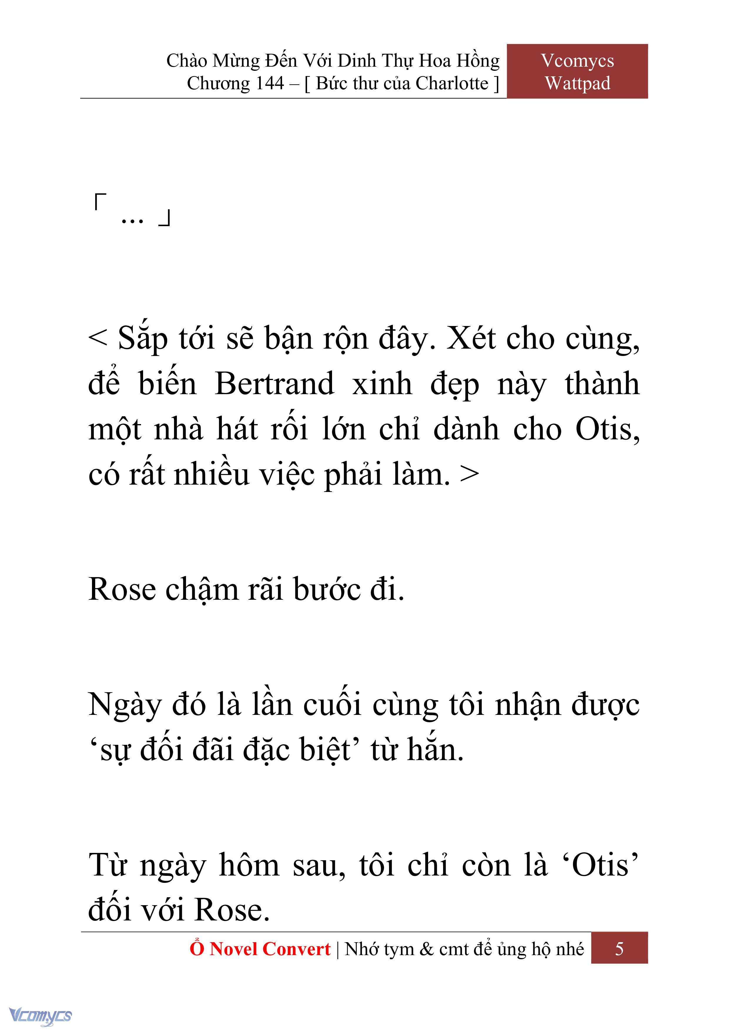 [Novel] Chào Mừng Đến Với Dinh Thự Hoa Hồng Chap 144 - Trang 2