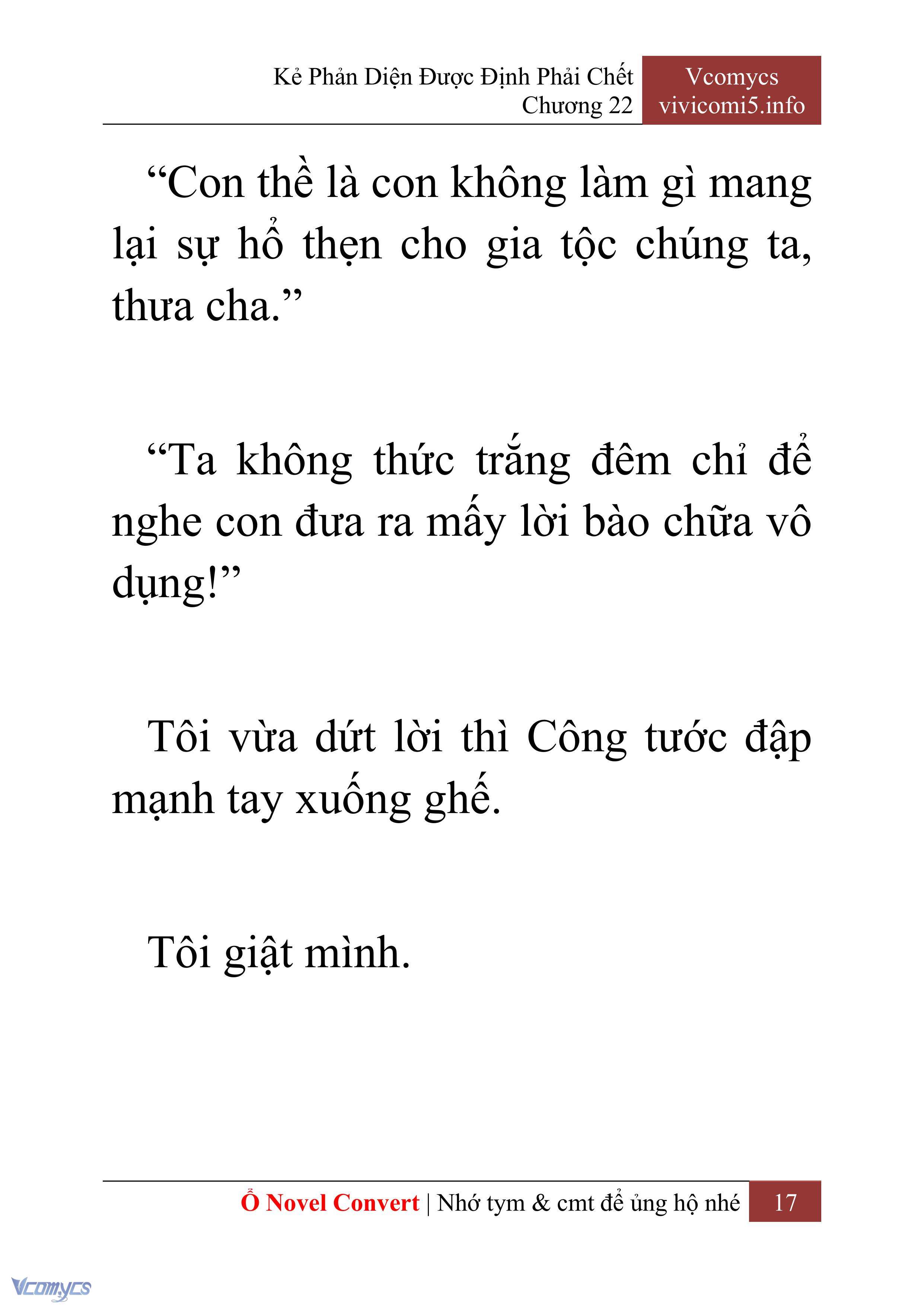 [Novel] Kẻ Phản Diện Được Định Phải Chết Chap 22 - Trang 2