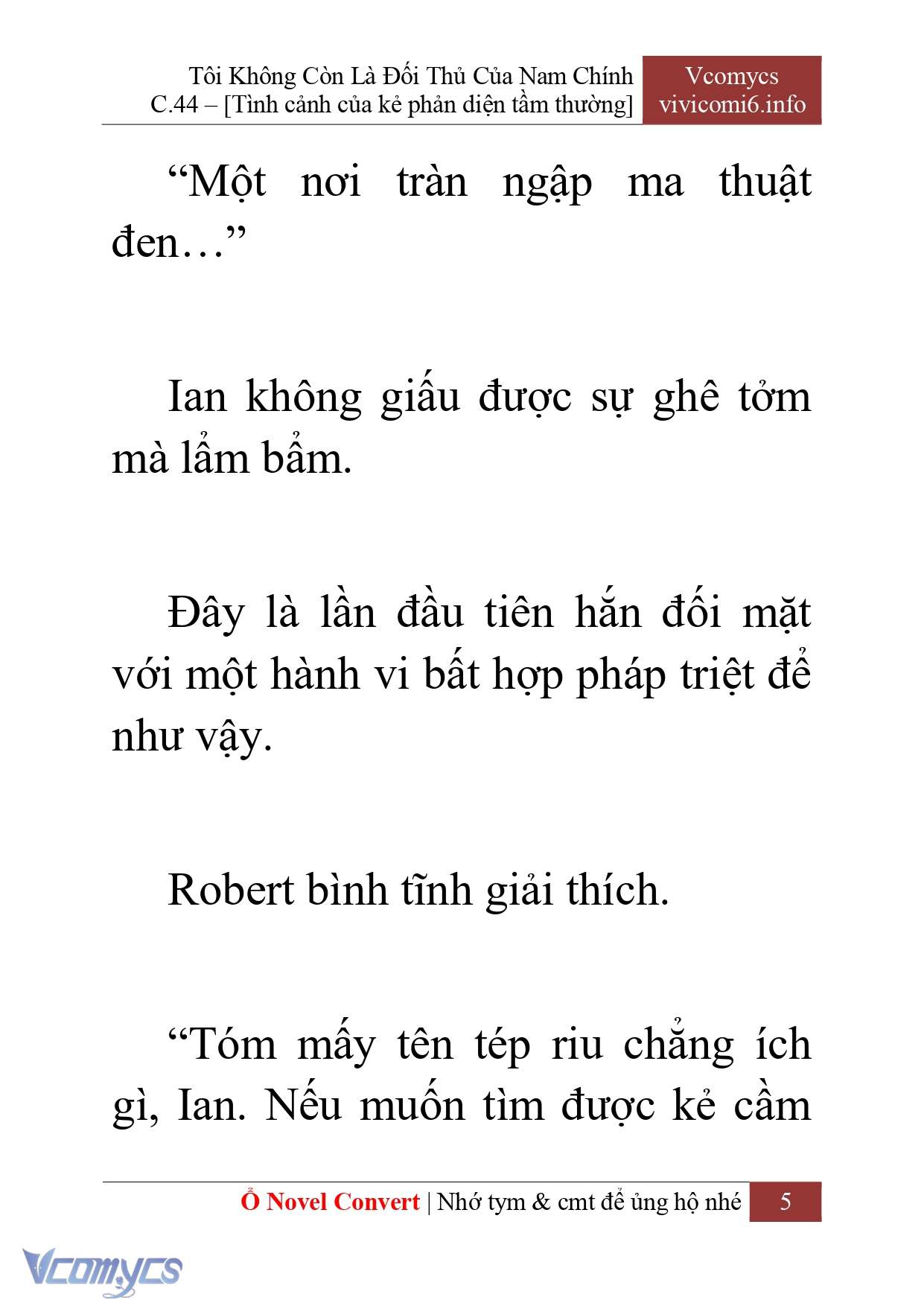 [Novel] Tôi Không Còn Là Đối Thủ Của Nam Chính Chap 44 - Trang 2