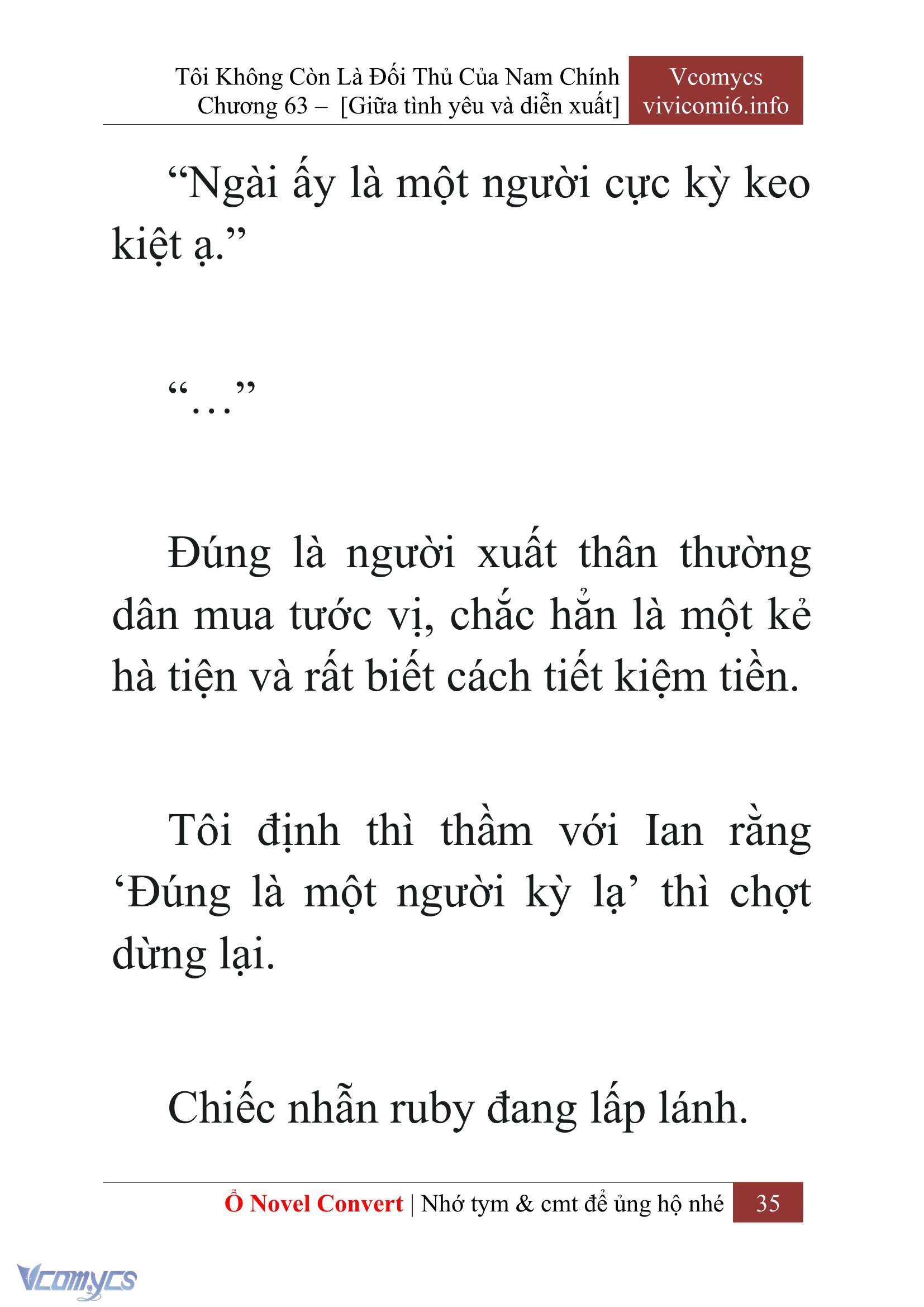 [Novel] Tôi Không Còn Là Đối Thủ Của Nam Chính Chap 63 - Next 