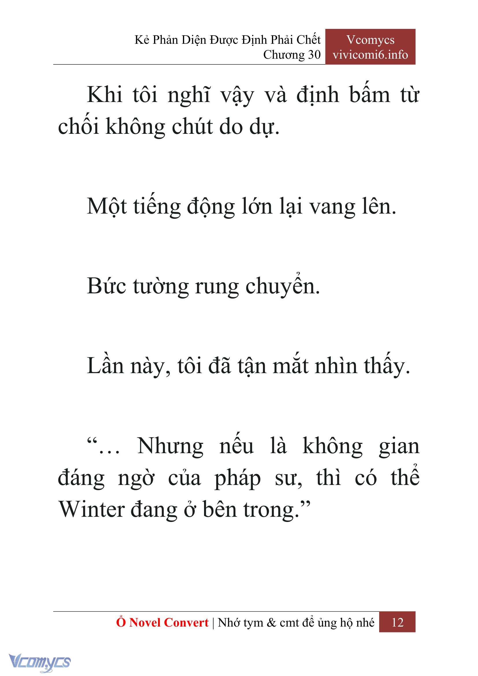 [Novel] Kẻ Phản Diện Được Định Phải Chết Chap 30 - Trang 2