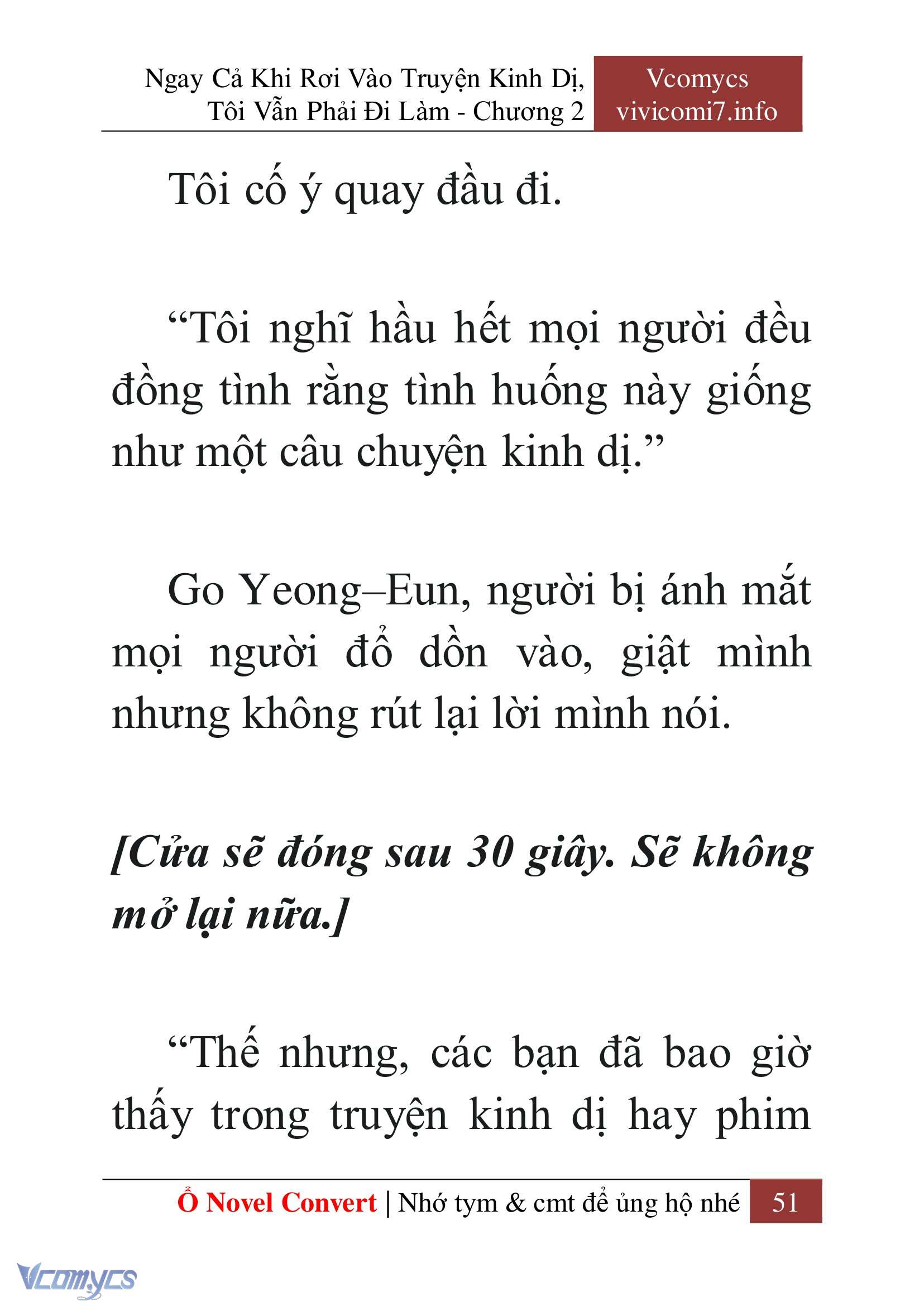 [Novel] Ngay Cả Khi Rơi Vào Truyện Kinh Dị, Tôi Vẫn Phải Đi Làm Chap 2 - Next 