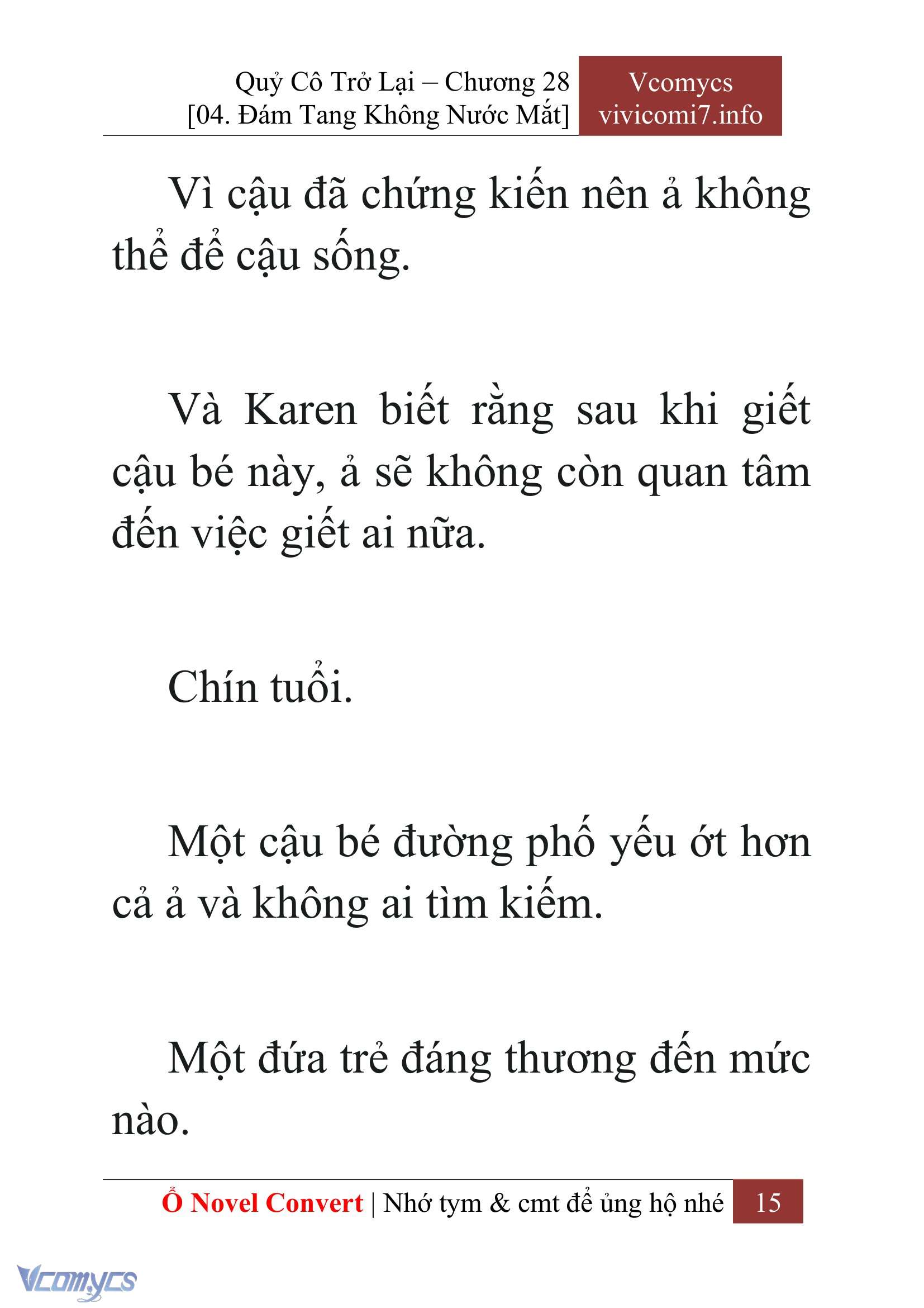 [Novel] Quý Cô Trở Lại Chap 28 - Trang 2