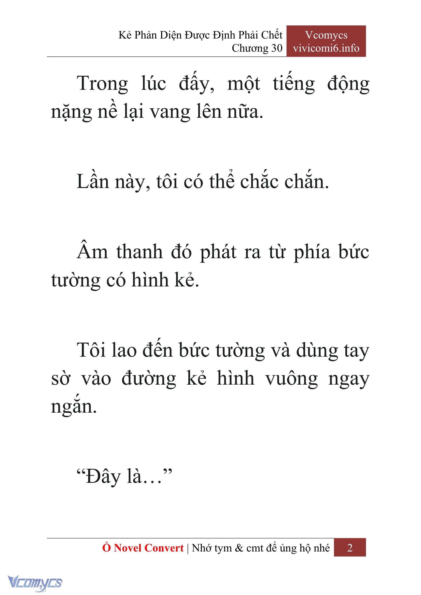 [Novel] Kẻ Phản Diện Được Định Phải Chết Chap 30 - Trang 2