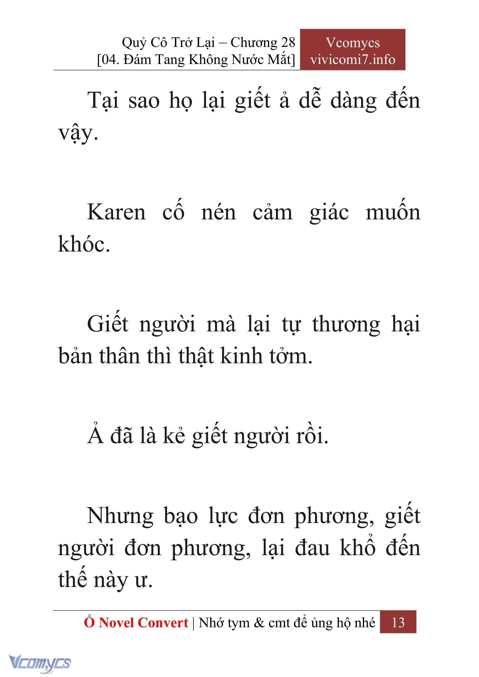 [Novel] Quý Cô Trở Lại Chap 28 - Trang 2