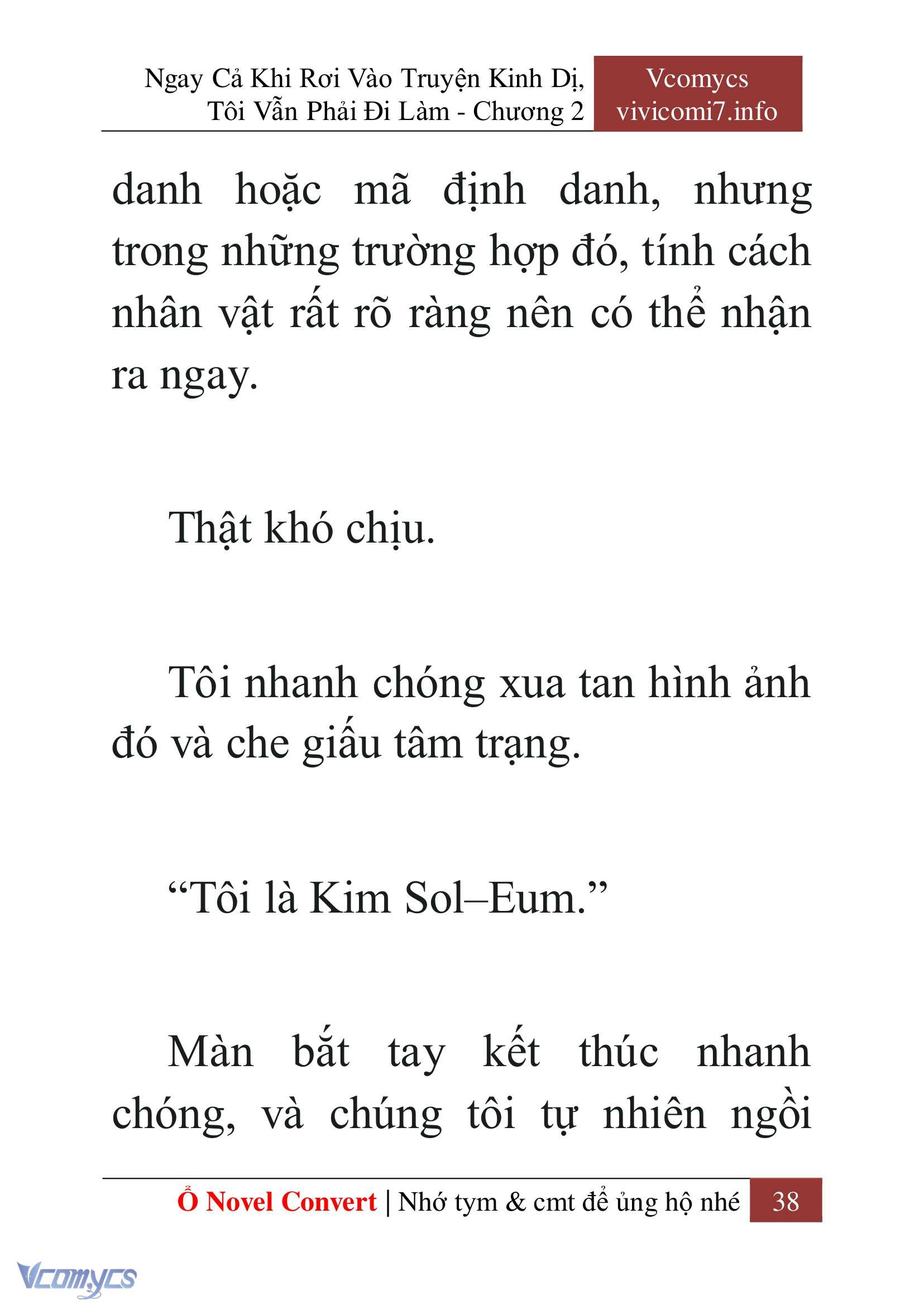 [Novel] Ngay Cả Khi Rơi Vào Truyện Kinh Dị, Tôi Vẫn Phải Đi Làm Chap 2 - Next 