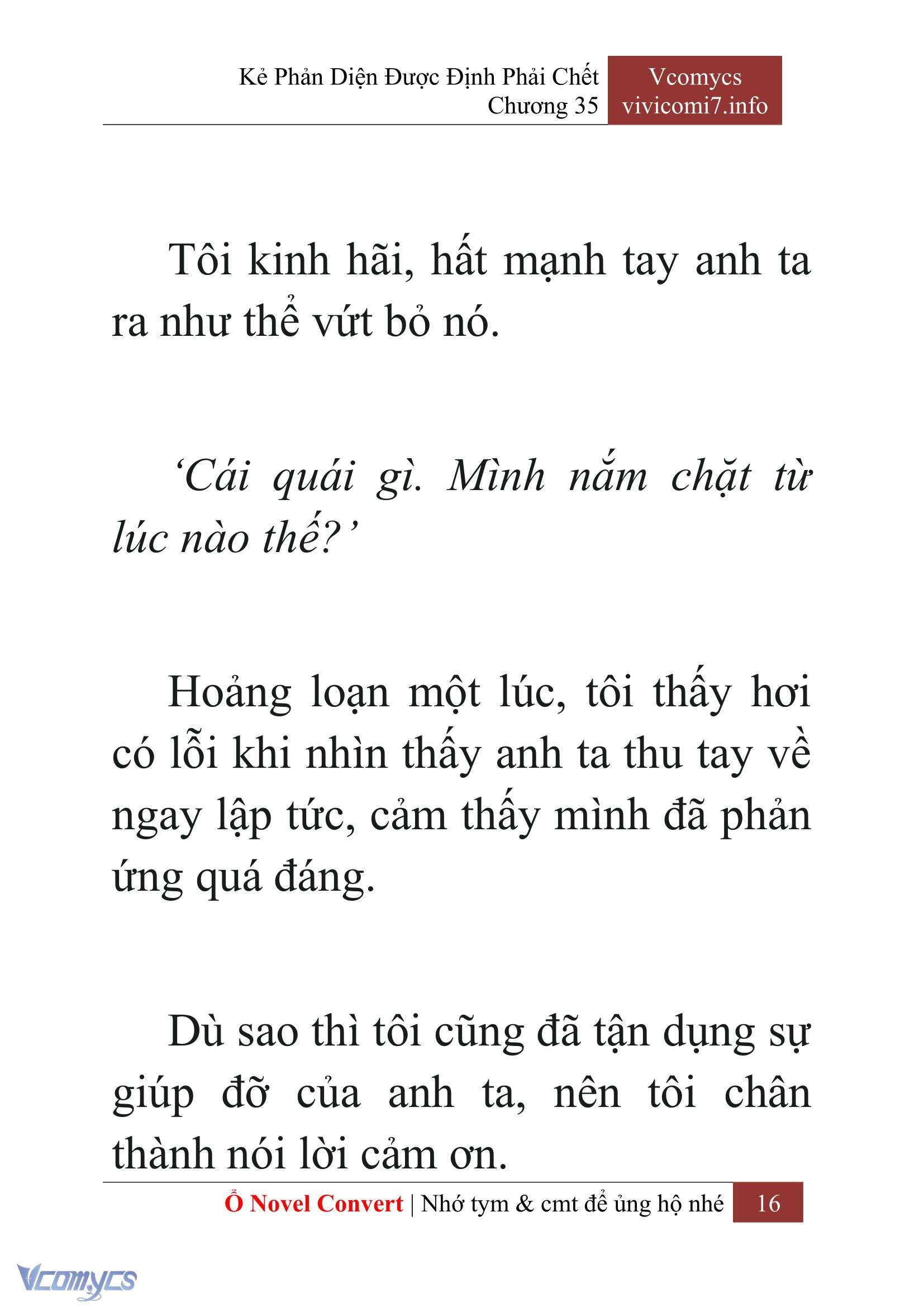 [Novel] Kẻ Phản Diện Được Định Phải Chết Chap 35 - Next 