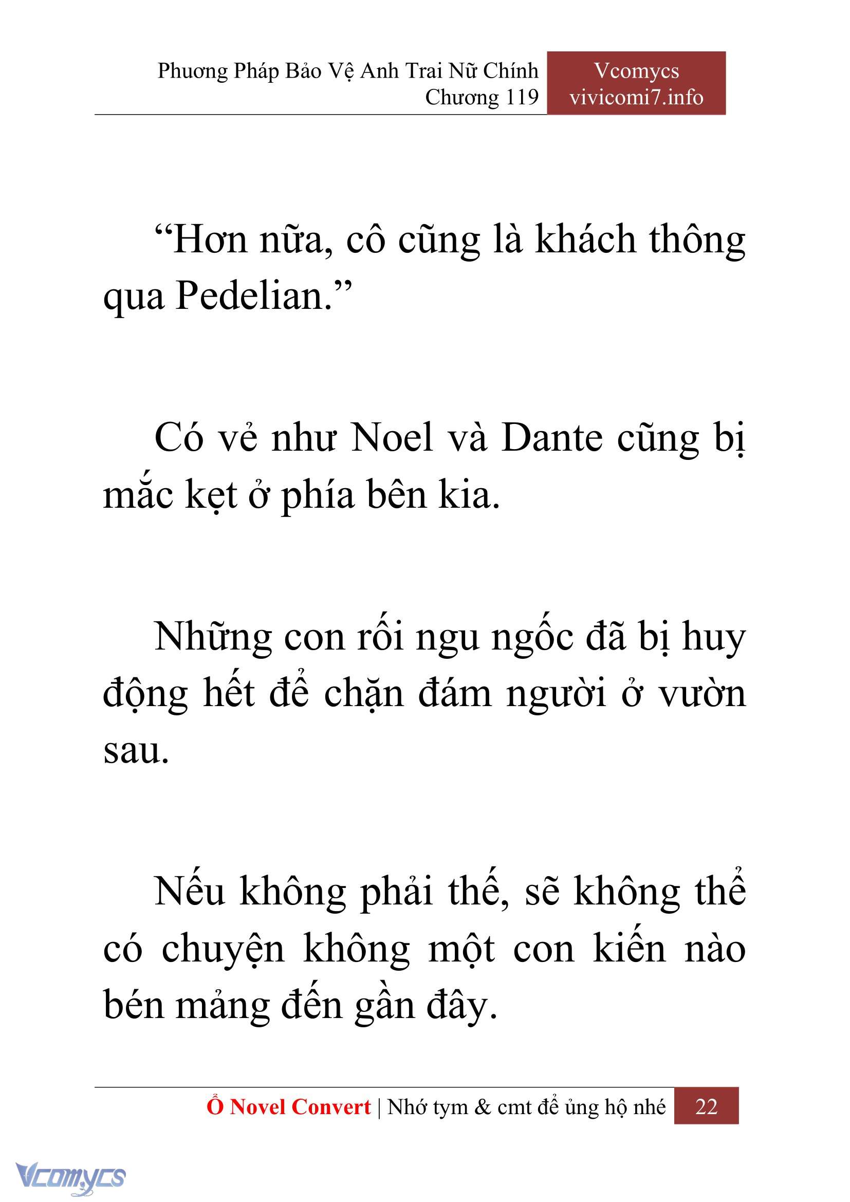[Novel] Phương Pháp Bảo Vệ Anh Trai Nữ Chính Chap 119 - Trang 2