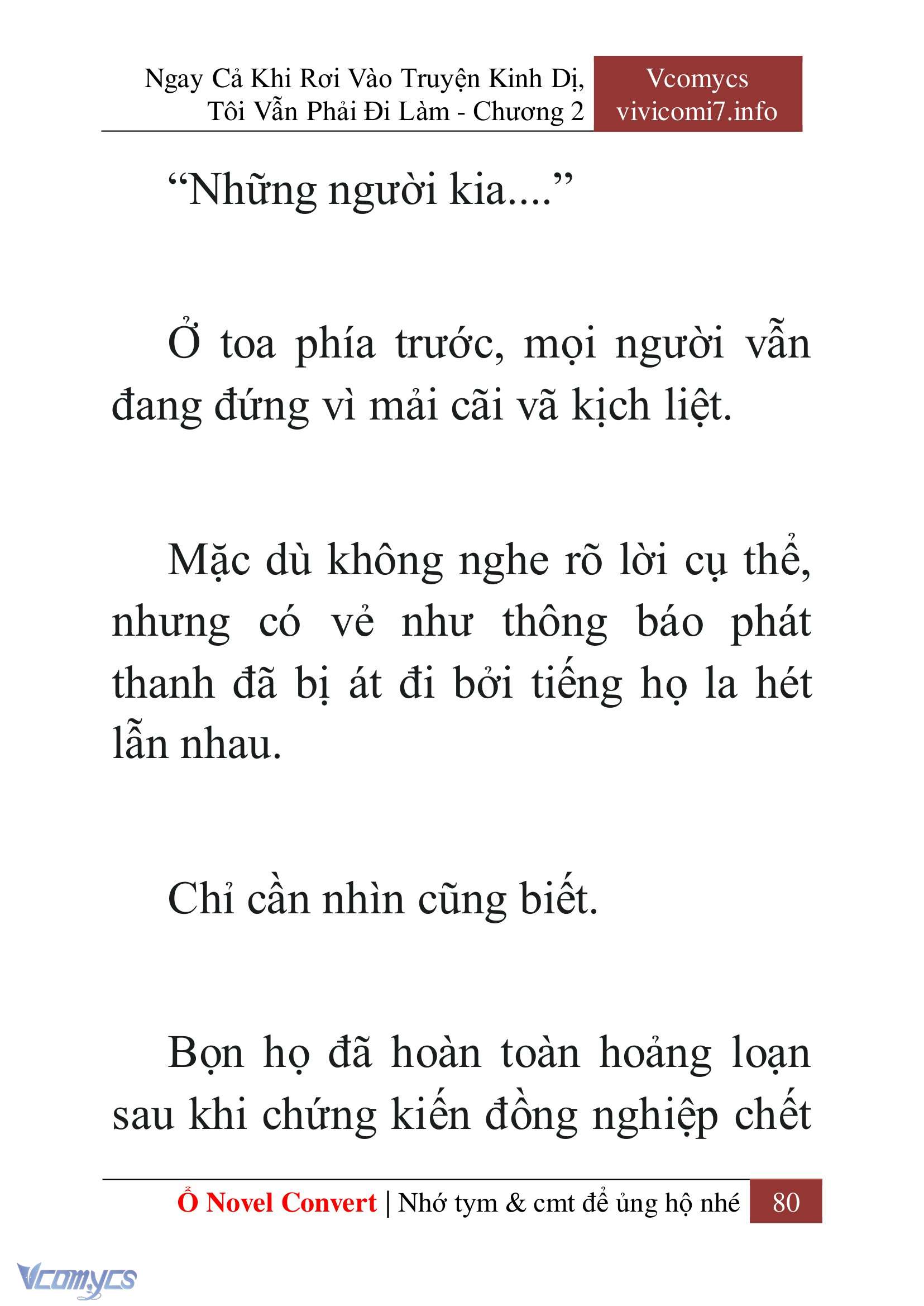 [Novel] Ngay Cả Khi Rơi Vào Truyện Kinh Dị, Tôi Vẫn Phải Đi Làm Chap 2 - Next 