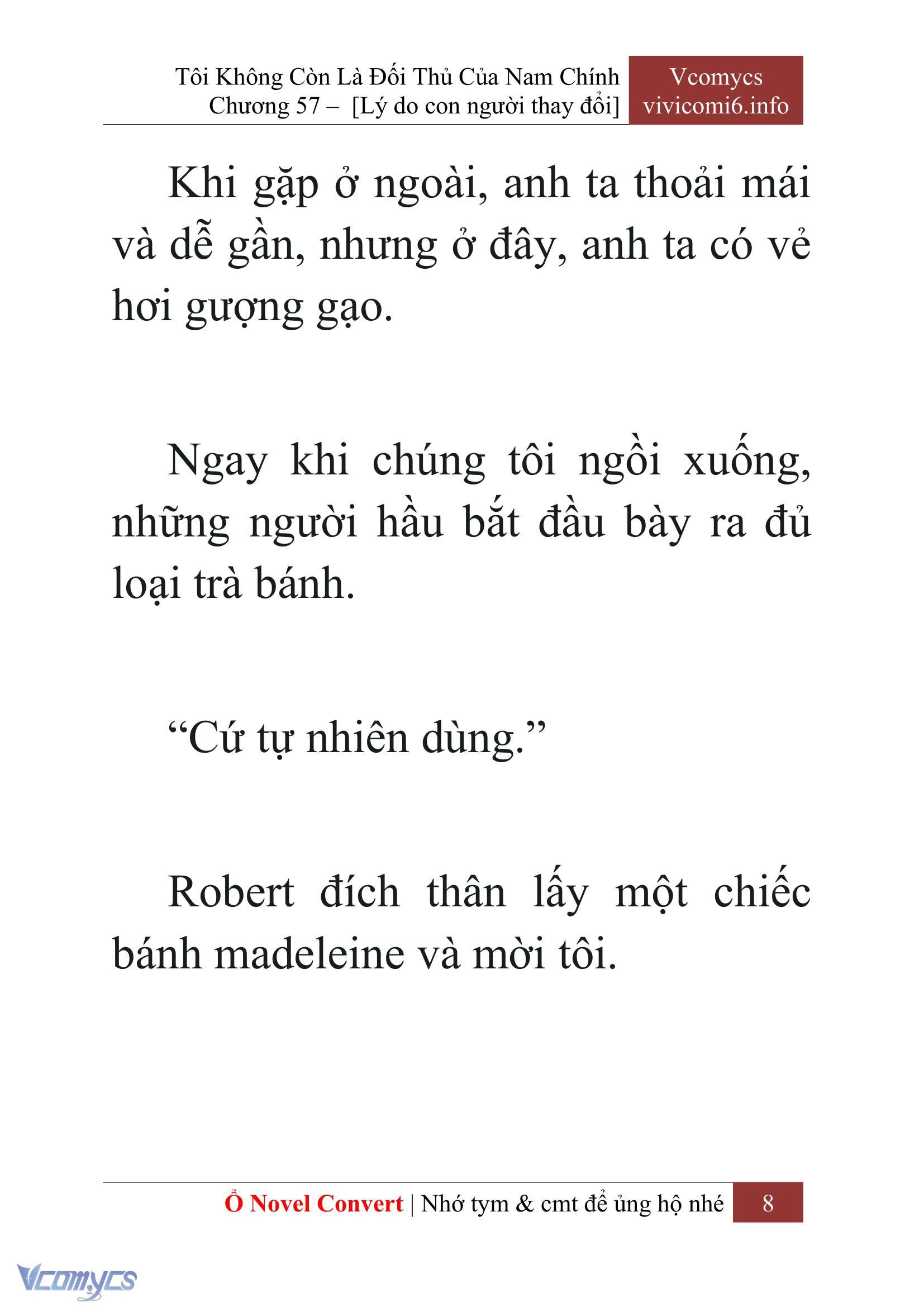 [Novel] Tôi Không Còn Là Đối Thủ Của Nam Chính Chap 57 - Next Chap 58