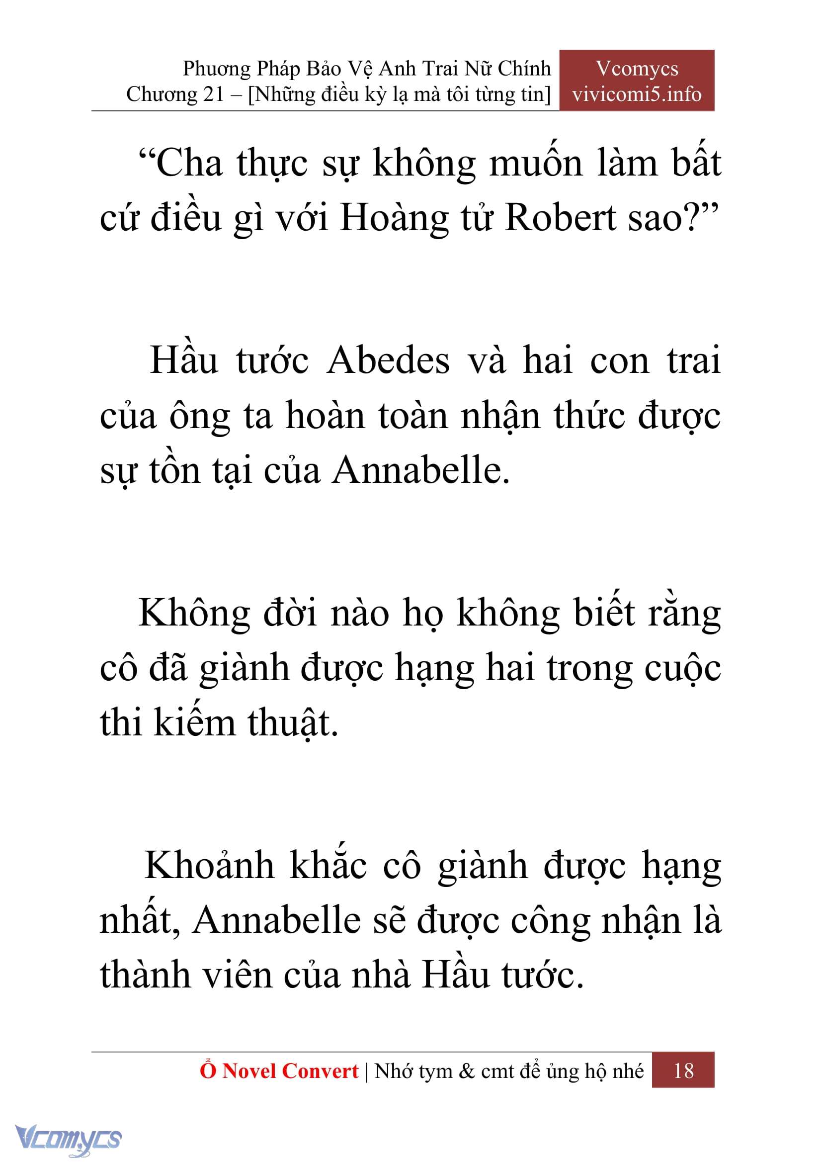 [Novel] Tôi Không Còn Là Đối Thủ Của Nam Chính Chap 21 - Trang 2